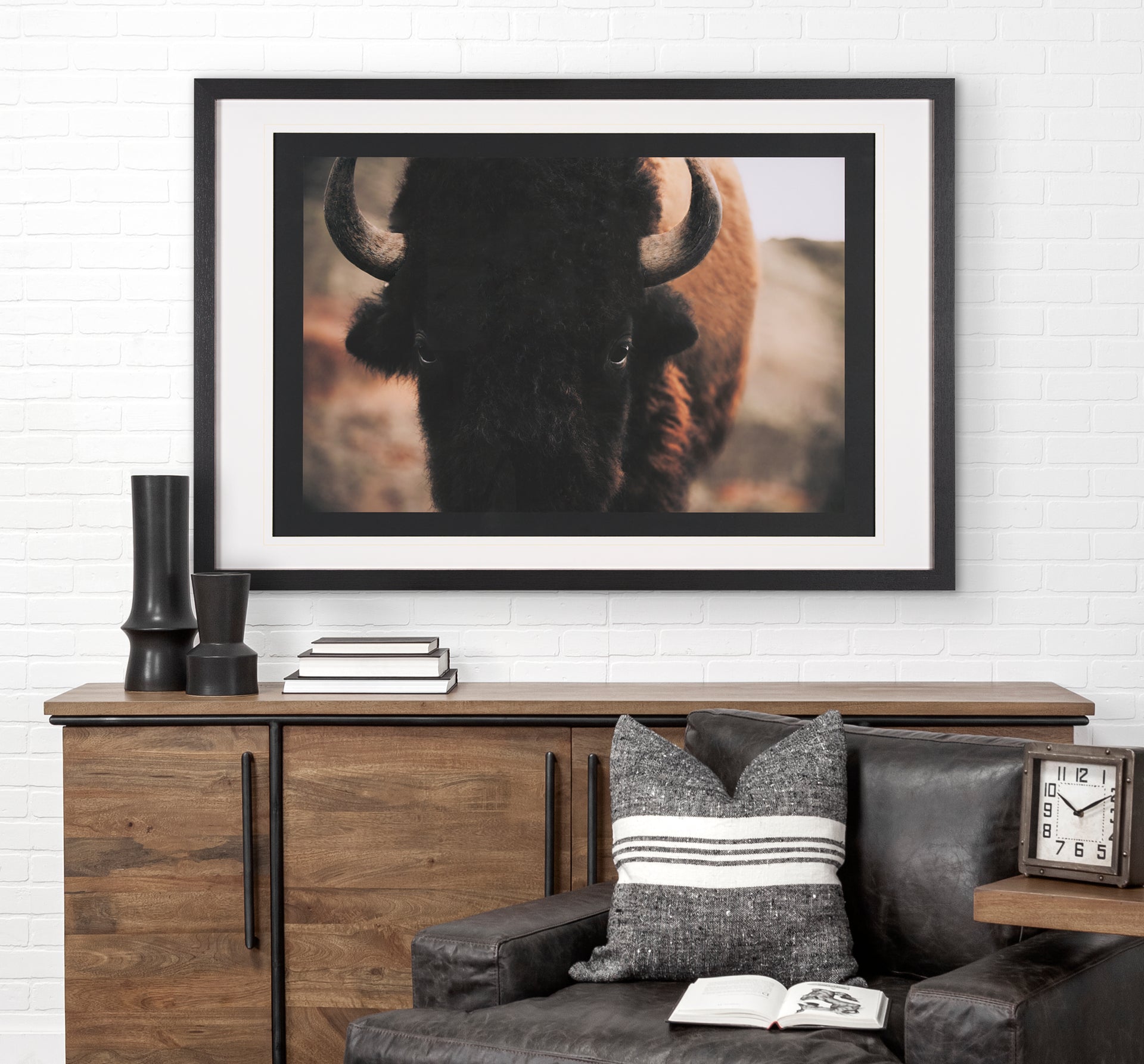 Stare Down Framed Art