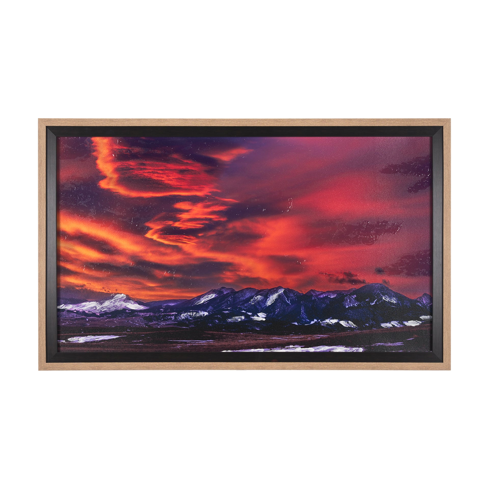 Livingston Peak Framed Art