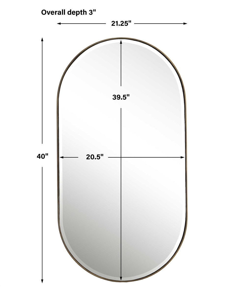 Lago Oval Mirror
