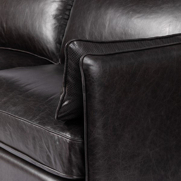 Sage Leather Sofa