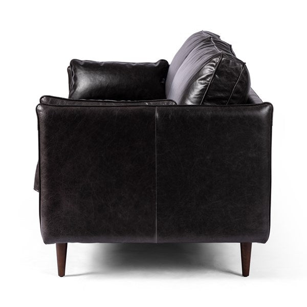 Sage Leather Sofa