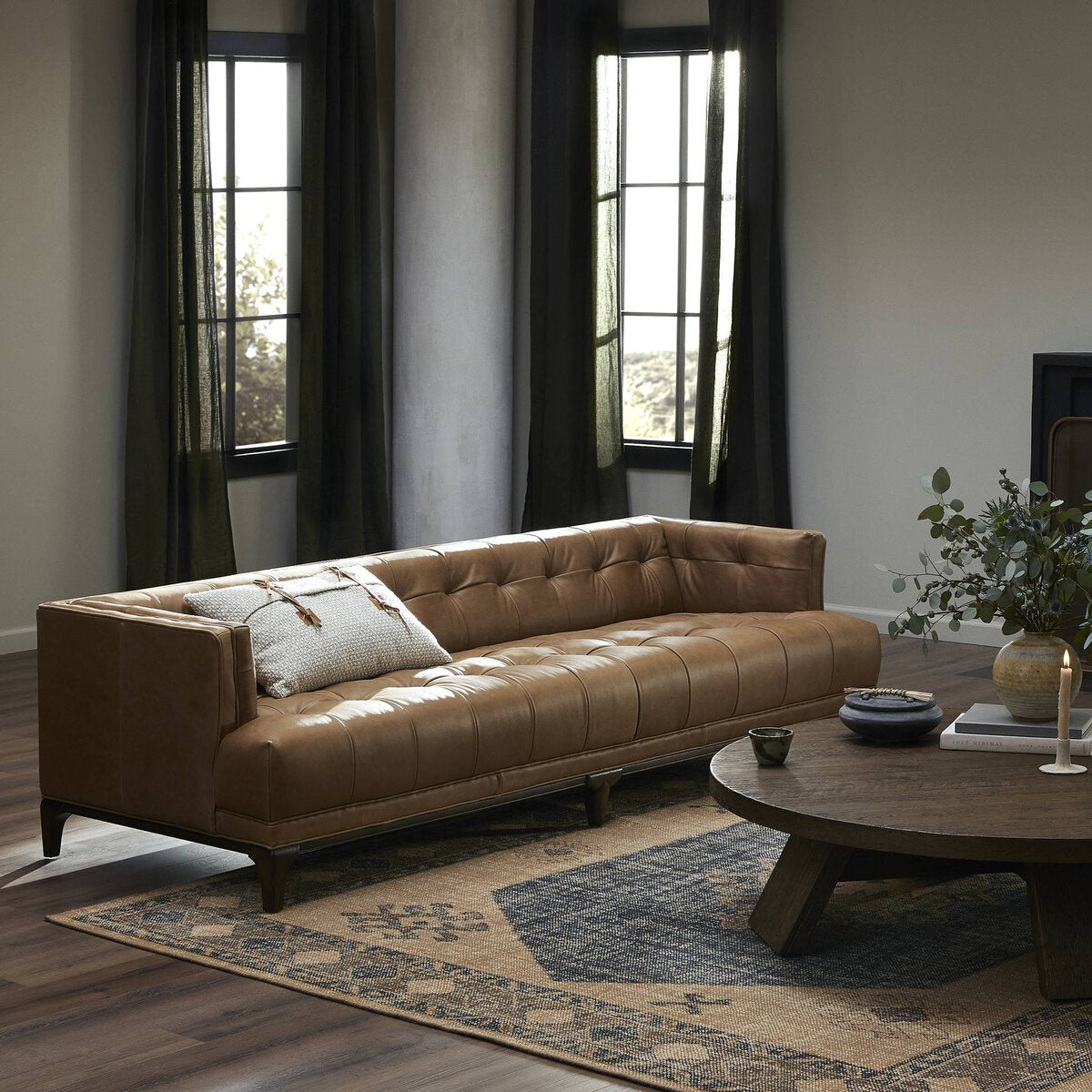 Vivian Leather Sofa