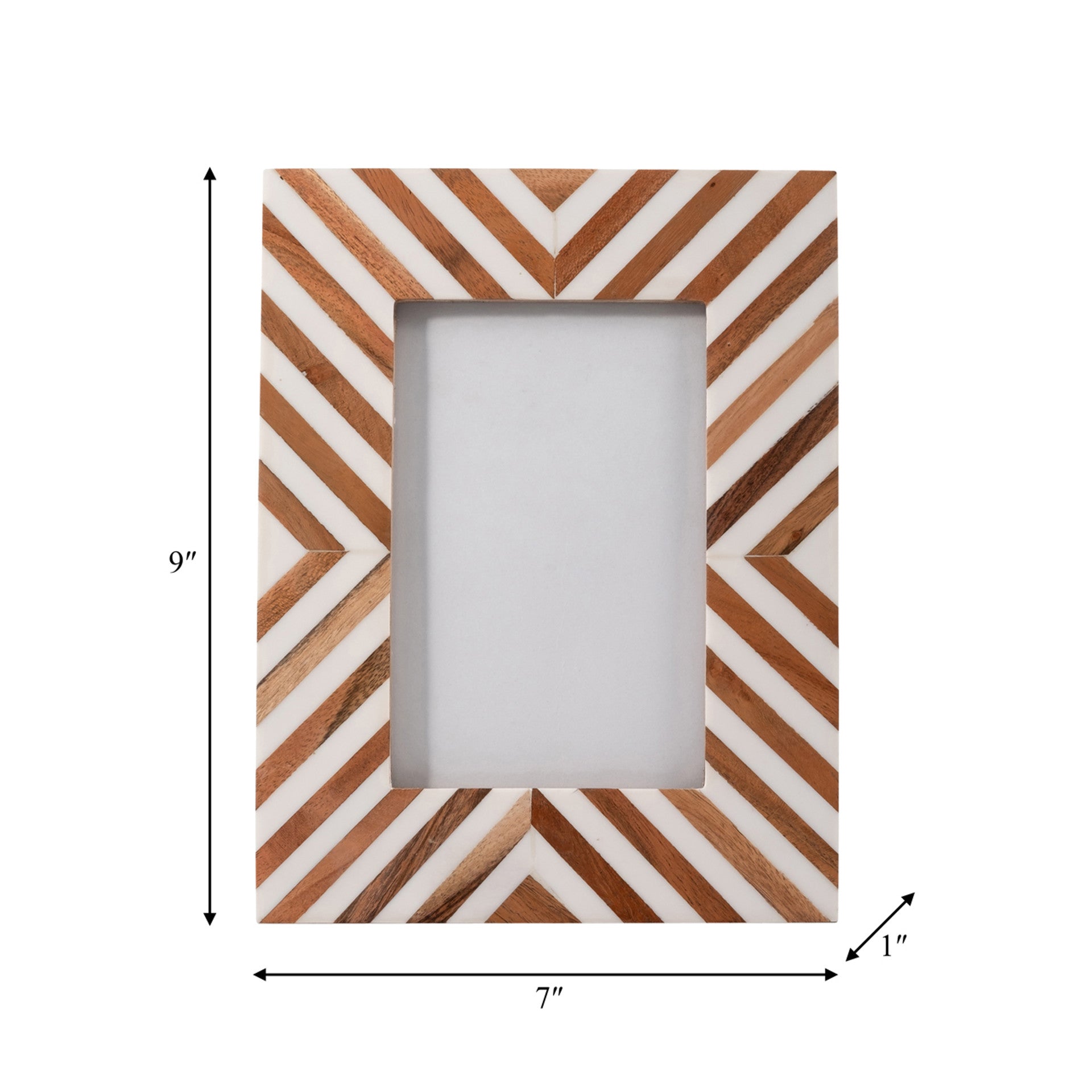 Herringbone Lines Photo Frame