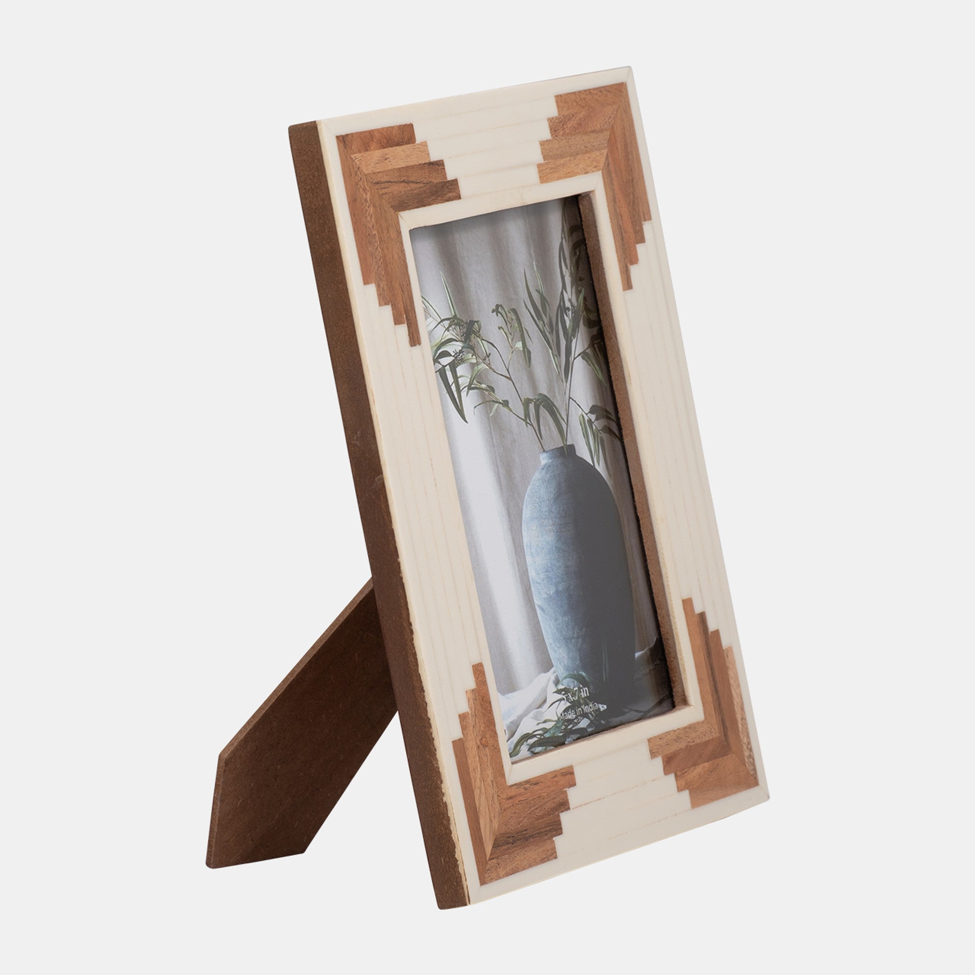 Cascading Wood Photo Frame