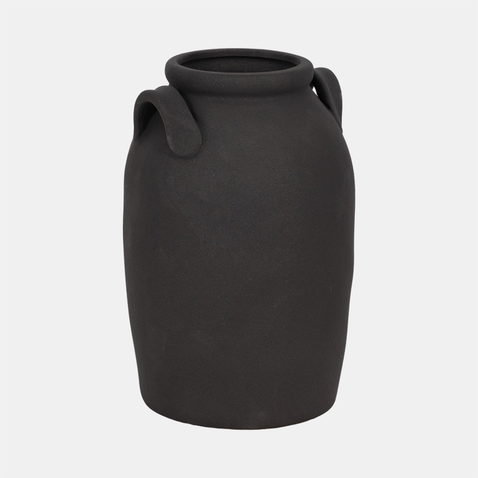 Rough Finish Jug with Handles, Black*