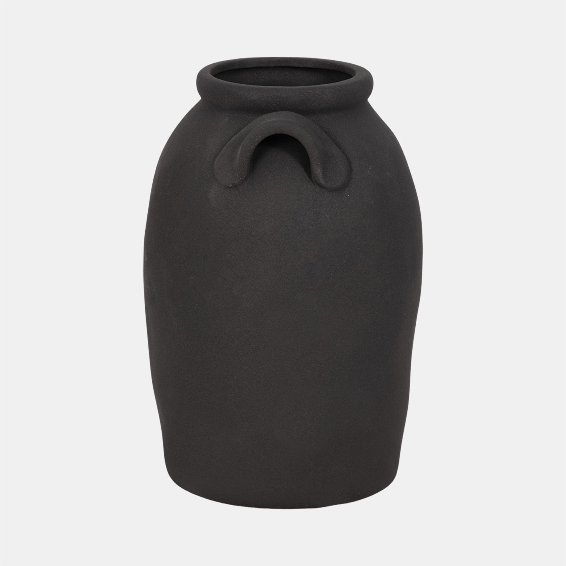 Rough Finish Jug with Handles, Black*