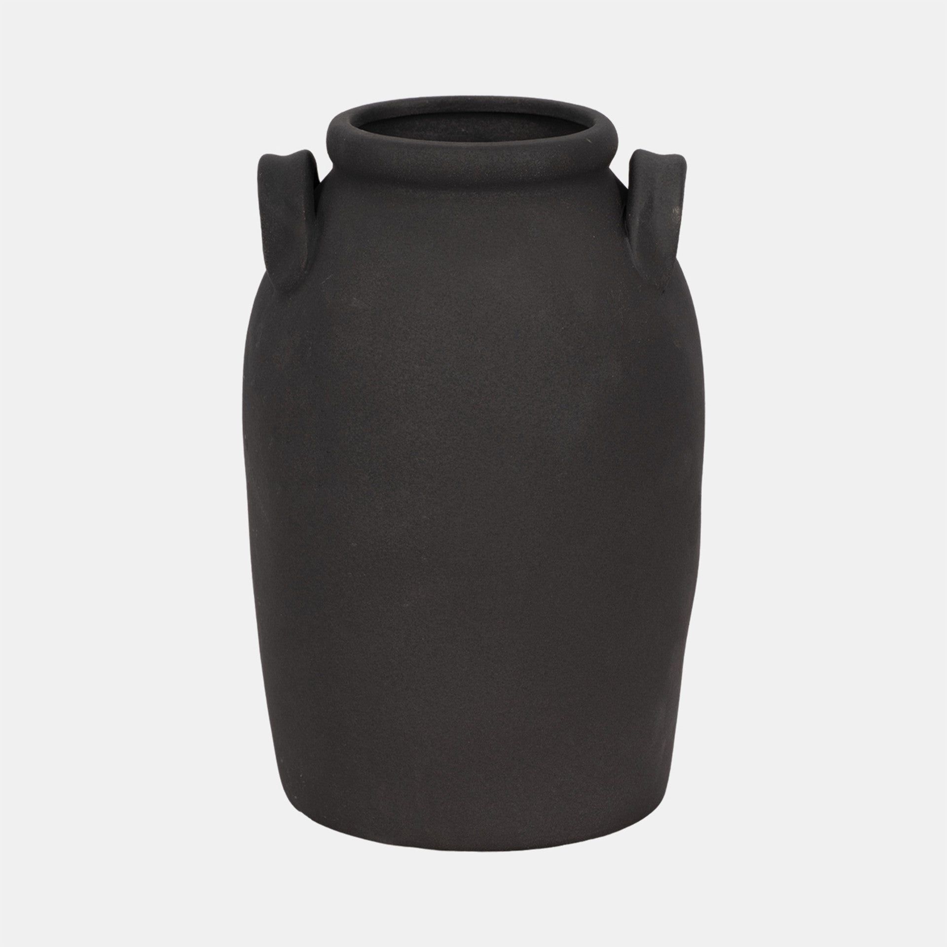 Rough Finish Jug with Handles, Black*