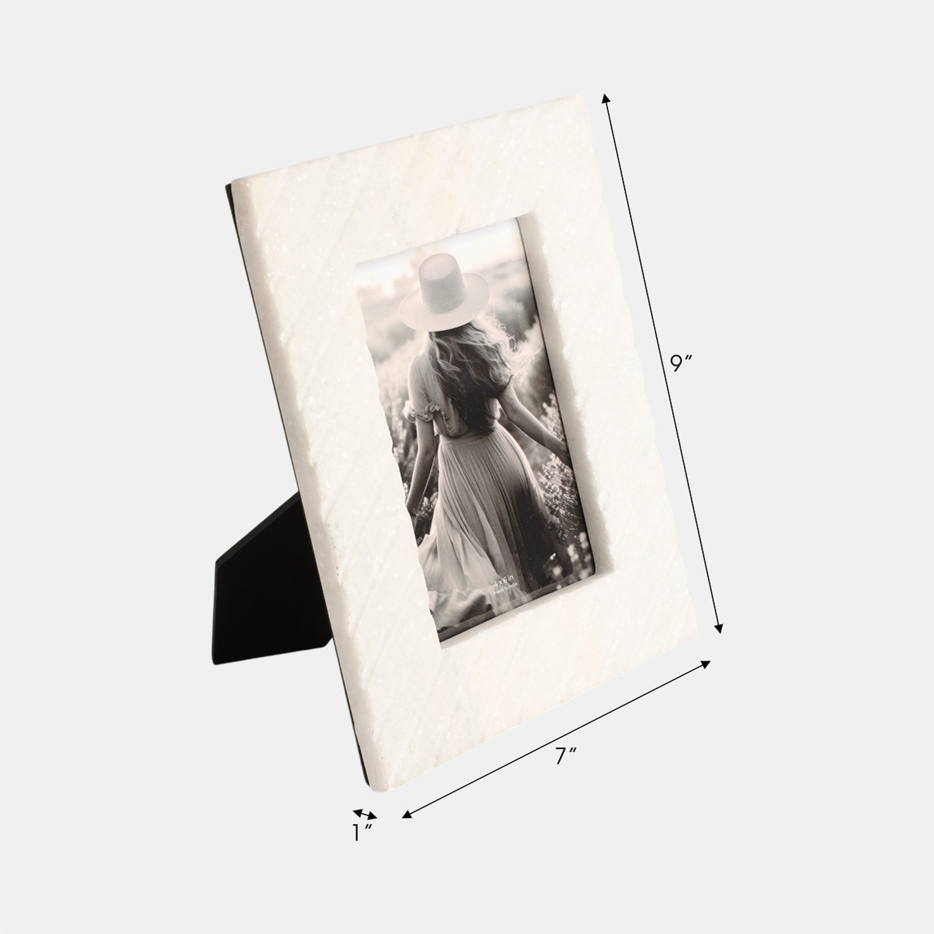 Marble Ridged Photo Frame