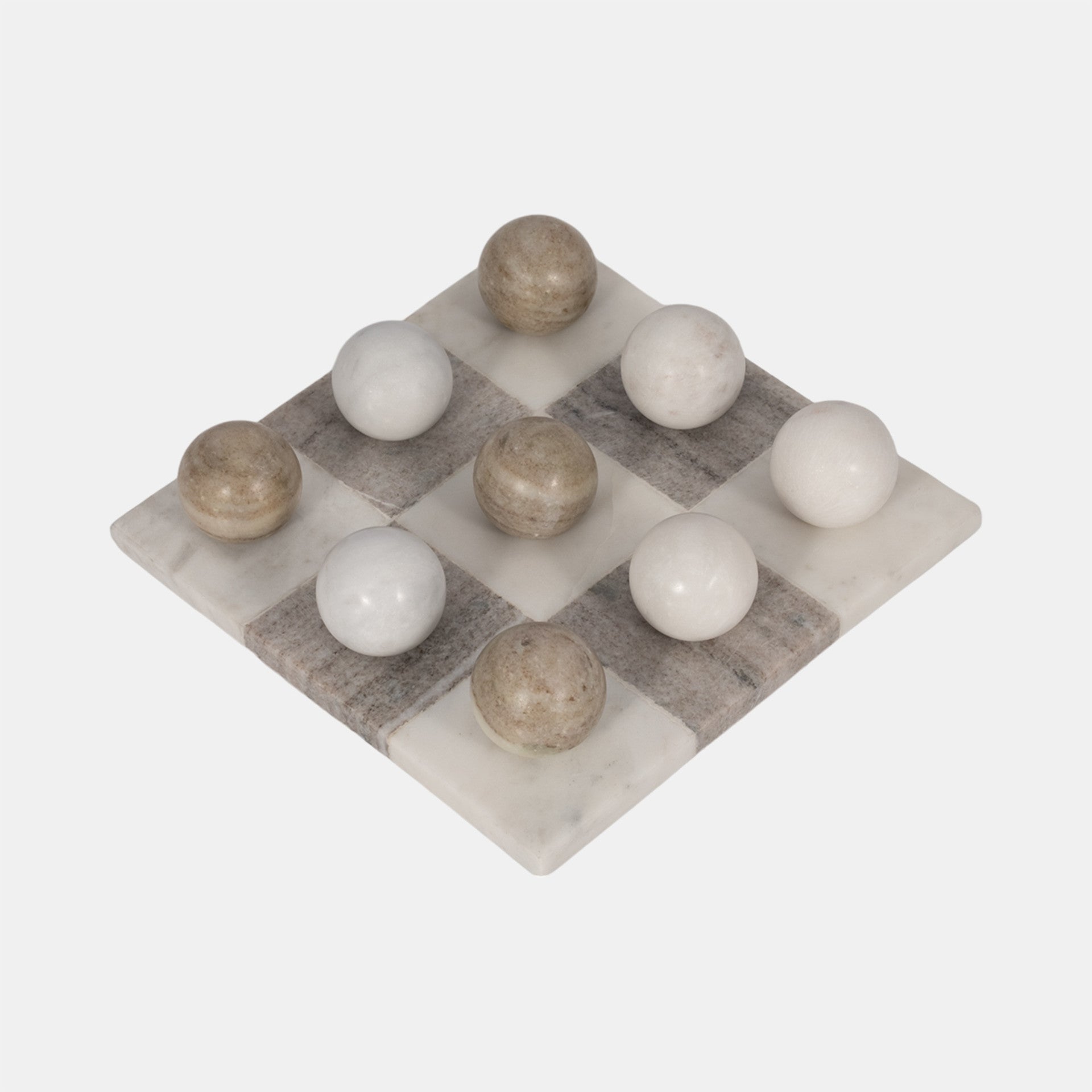 Marble Tic-Tac-Toe Board