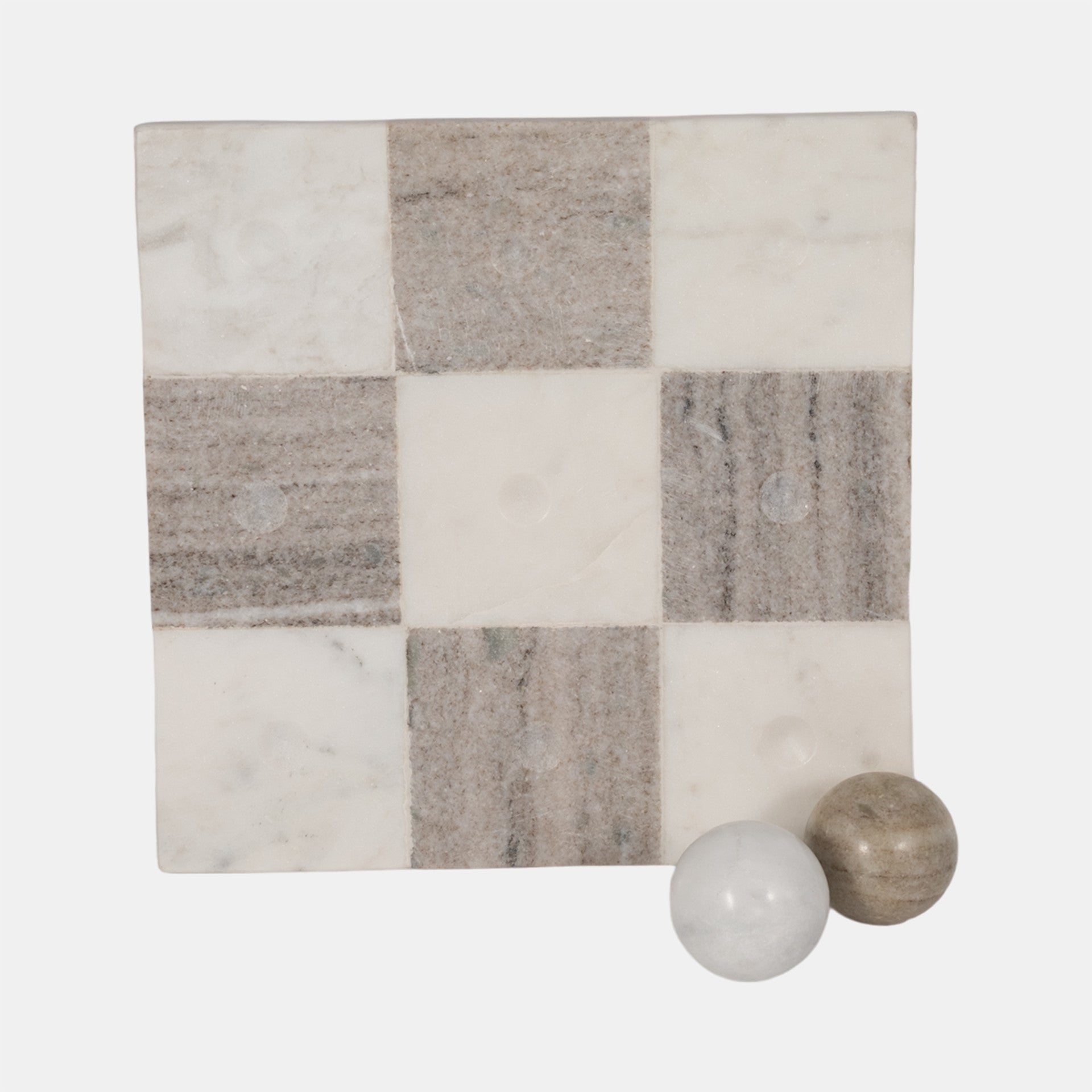 Marble Tic-Tac-Toe Board