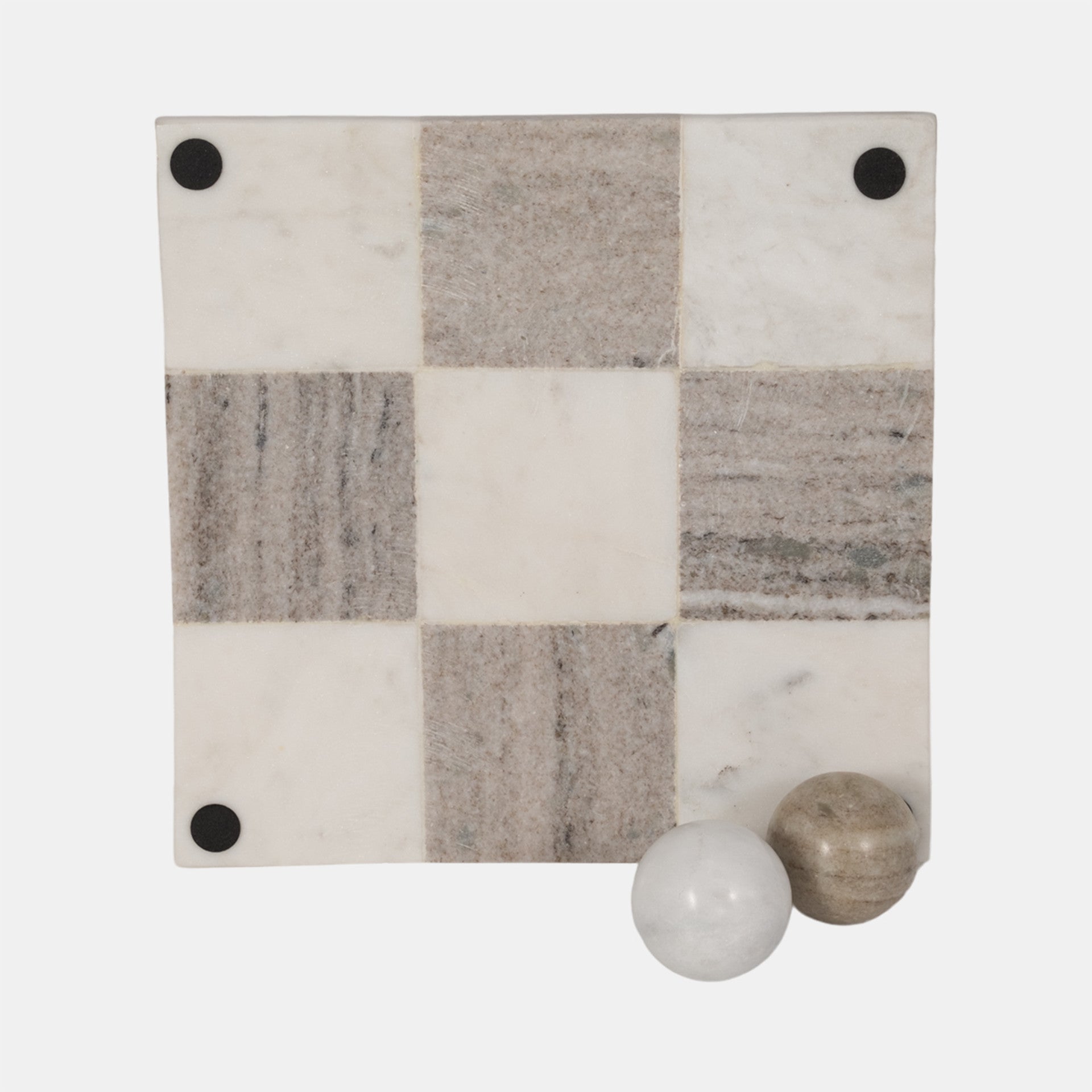 Marble Tic-Tac-Toe Board