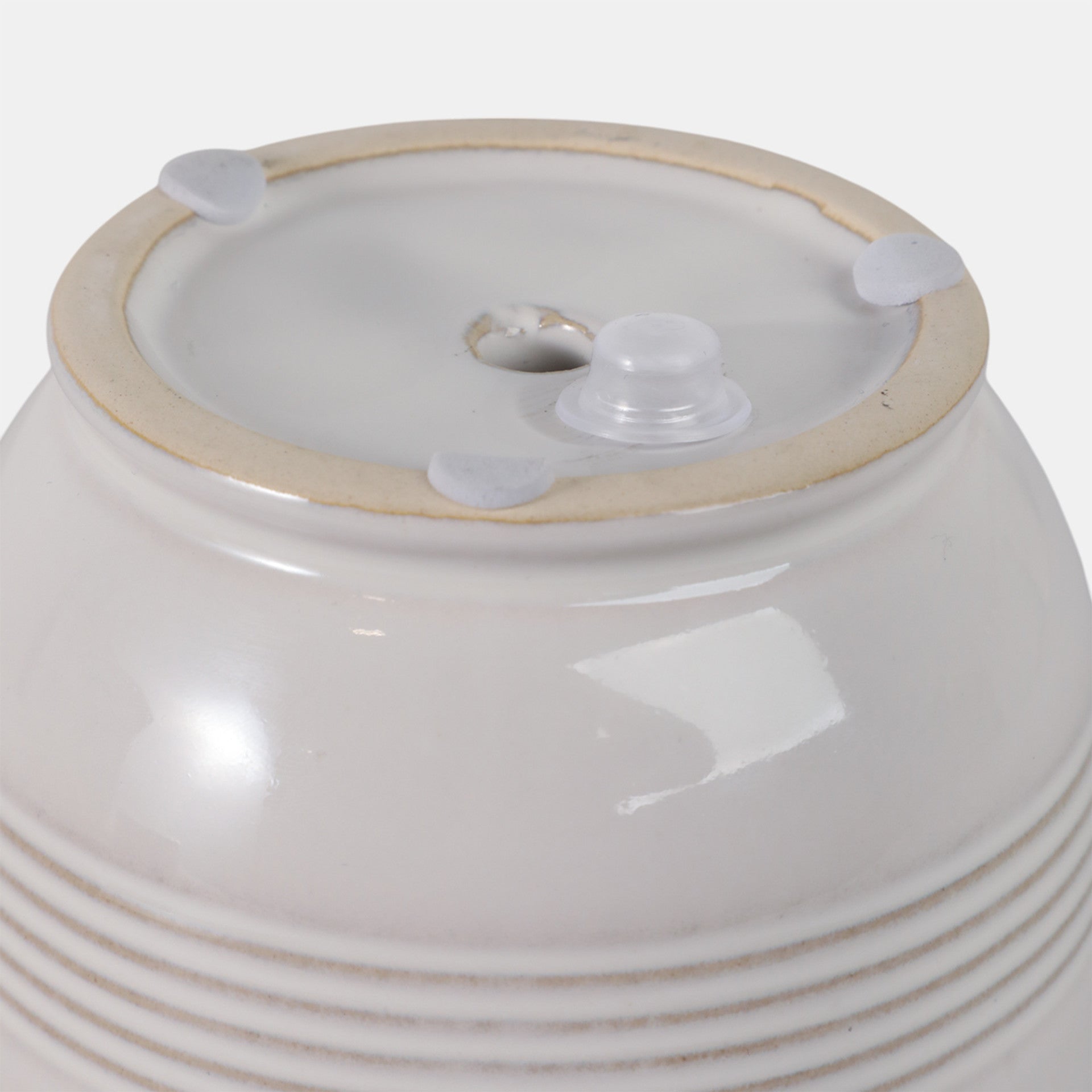 Fluted Planter, Ivory