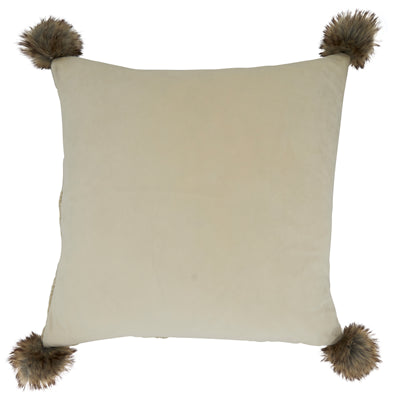 Cable Knit Pom Pom Pillow*