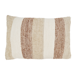 Striped Tri-Color Pillow