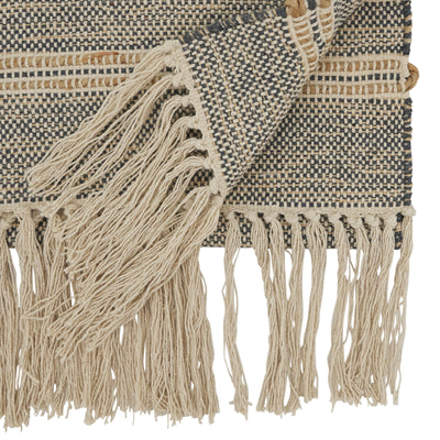 Striped Tassel Runner