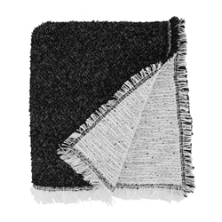 Black & White Reversible Throw