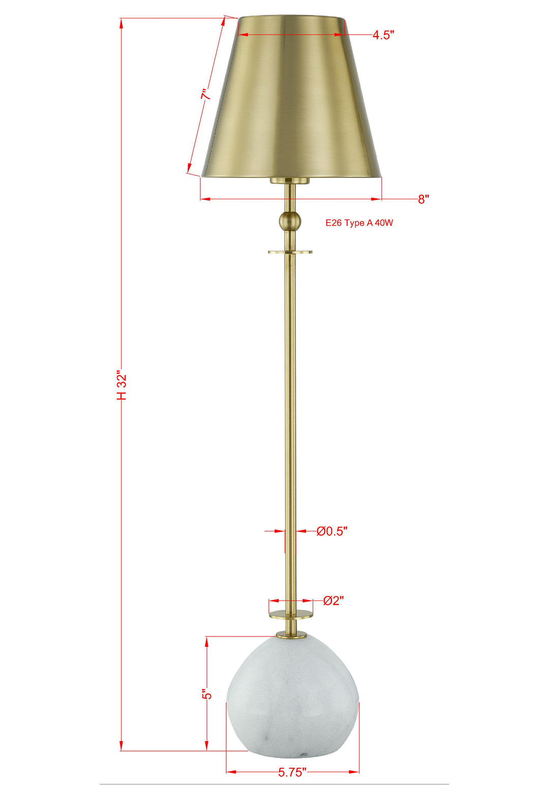 Liberty Buffet Table Lamp