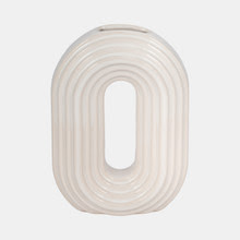 Oval Arch Vase, Ivory