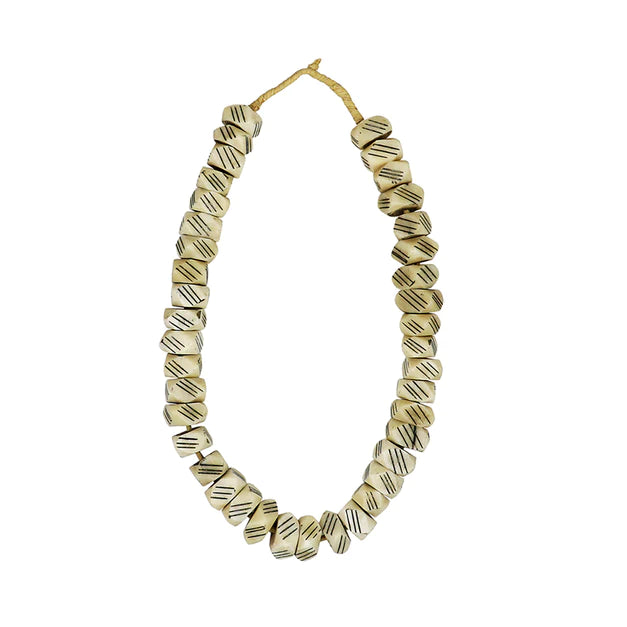 Black & White Bone Beads