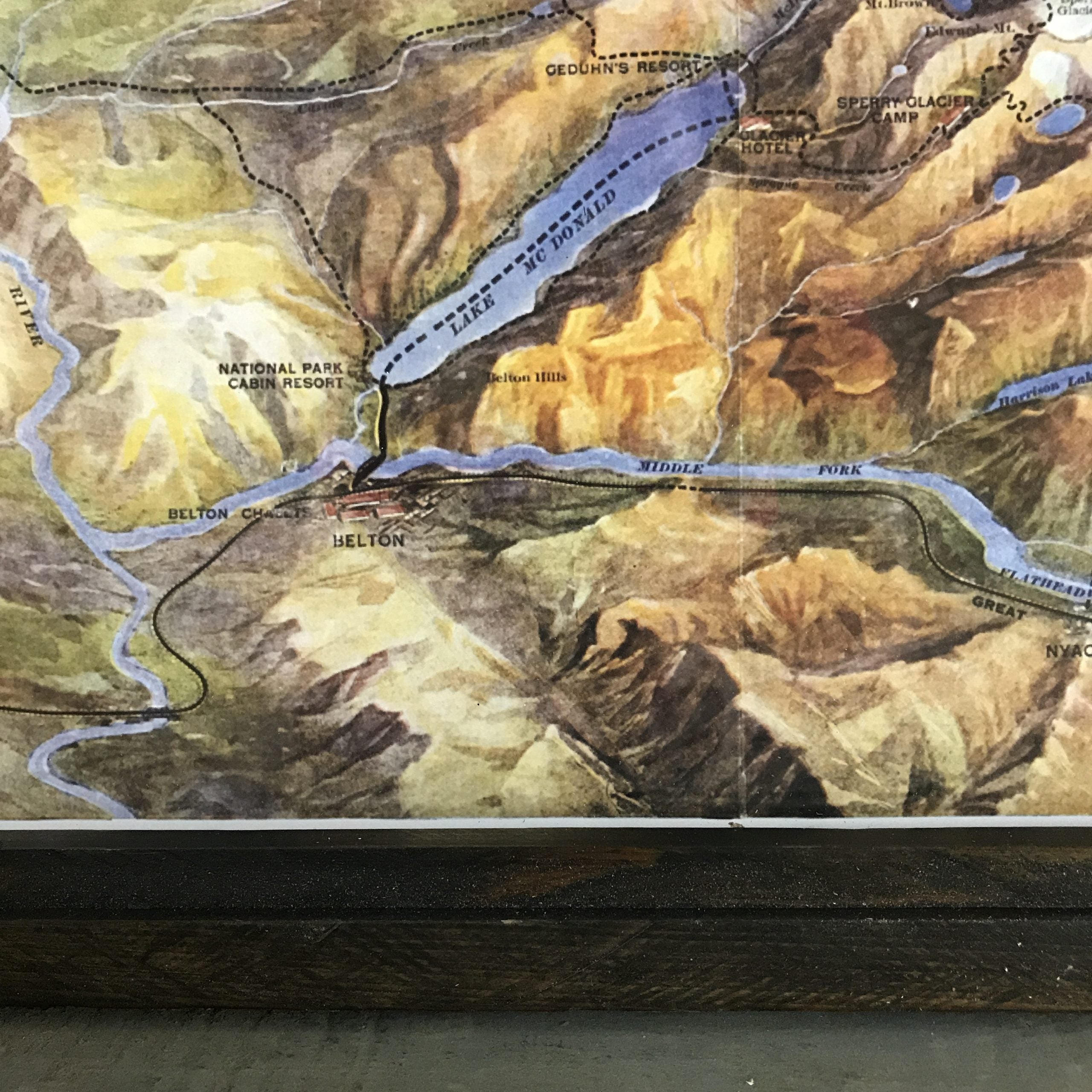 Glacier National Park 1910 Framed Art