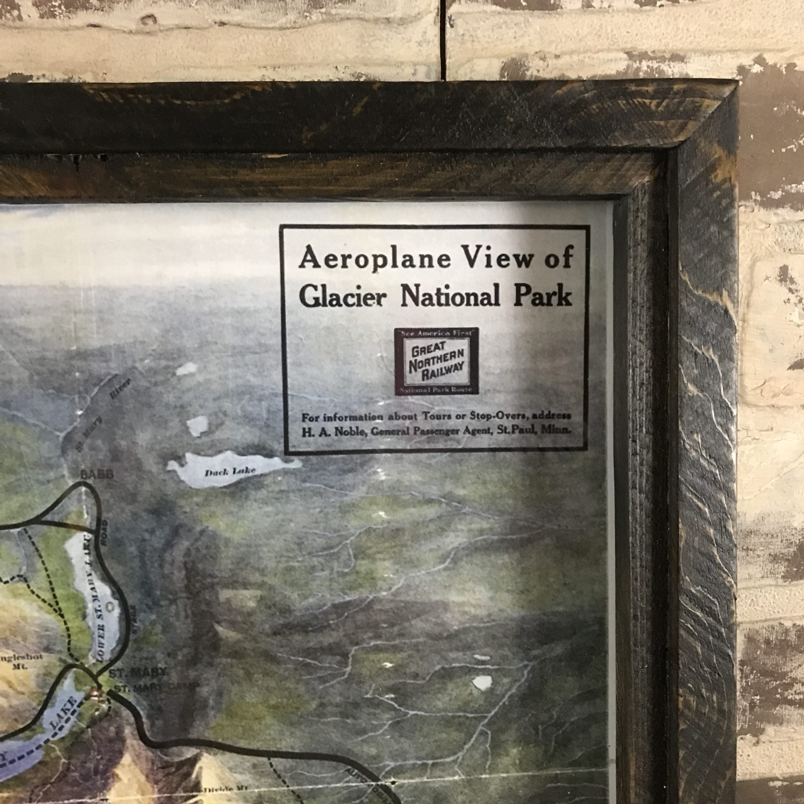 Glacier National Park 1910 Framed Art