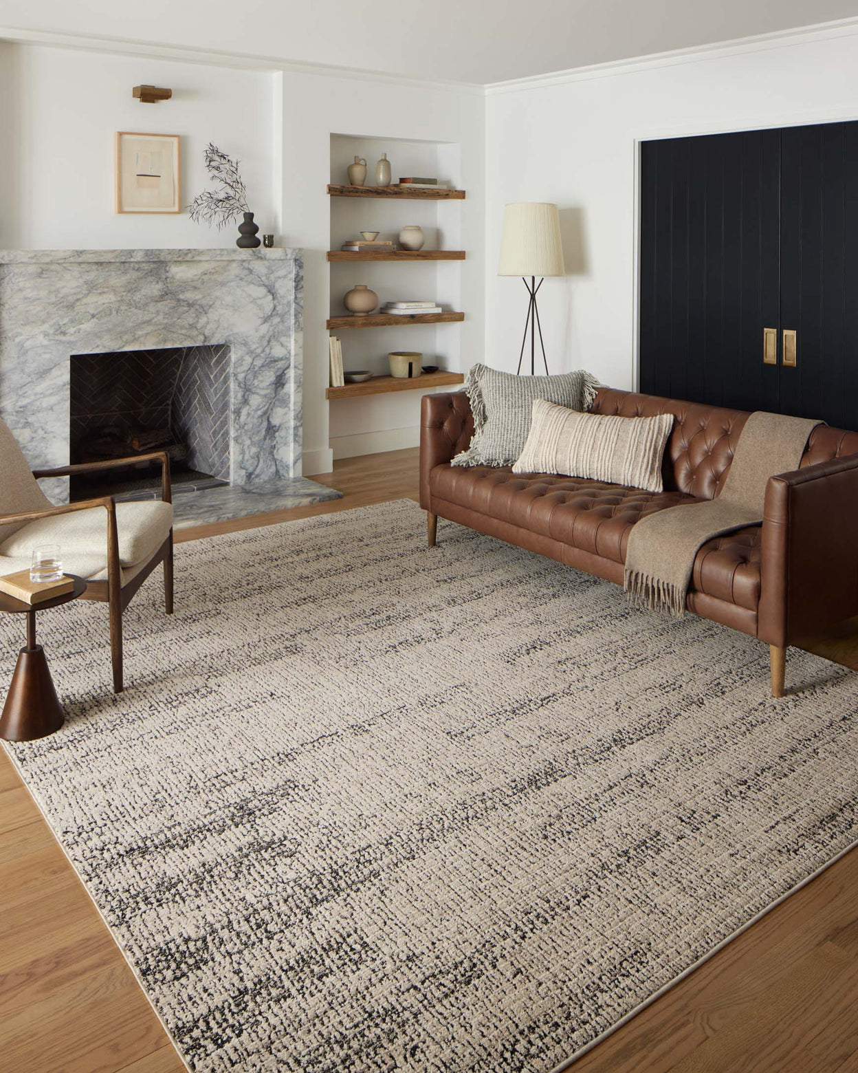 Darby Rug - Oatmeal/Charcoal