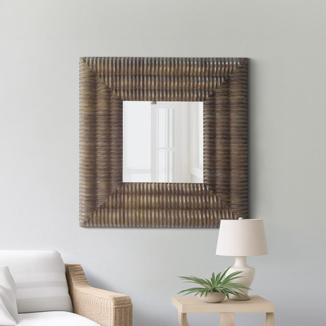 Monteray Carved Wood Wall Mirror