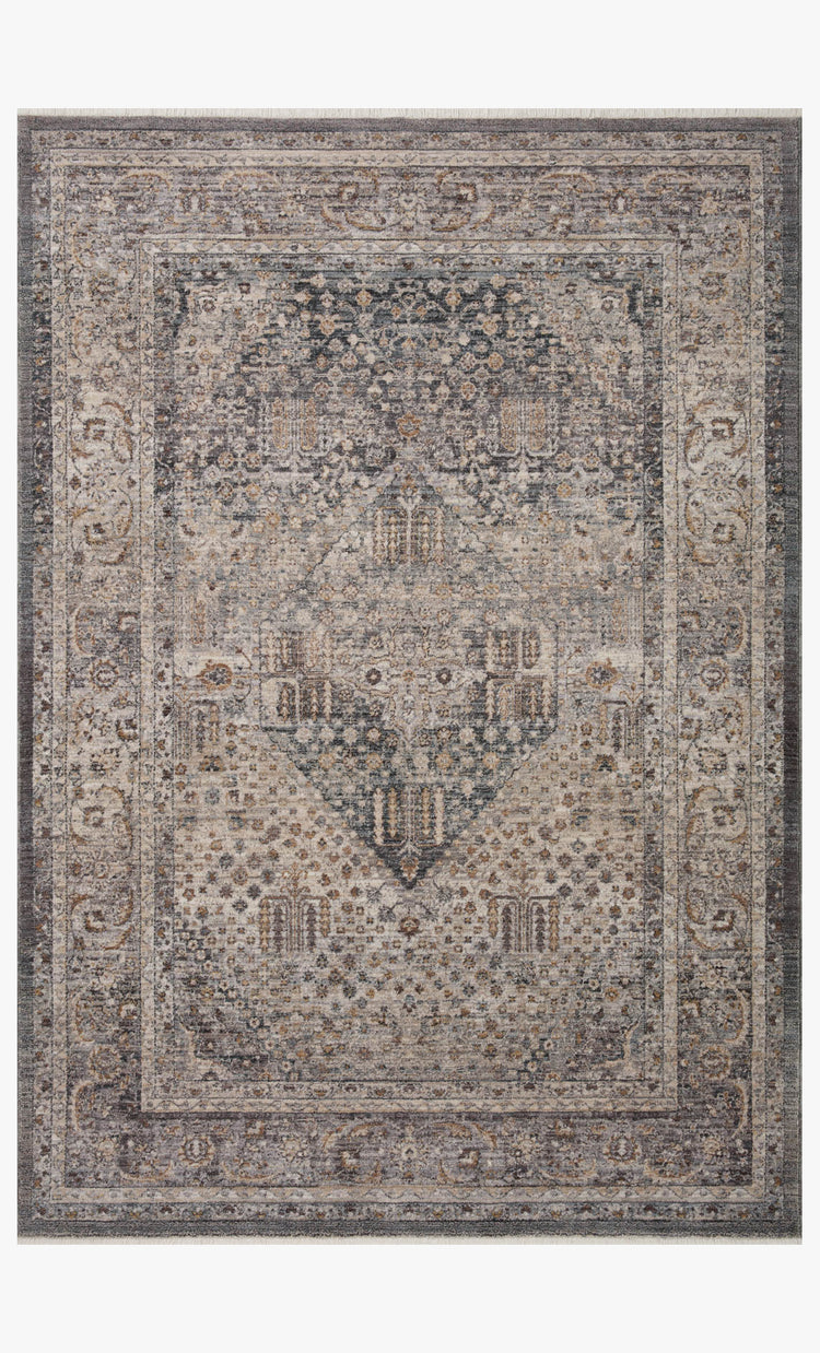 Lyra Rug - Denim / Pebble