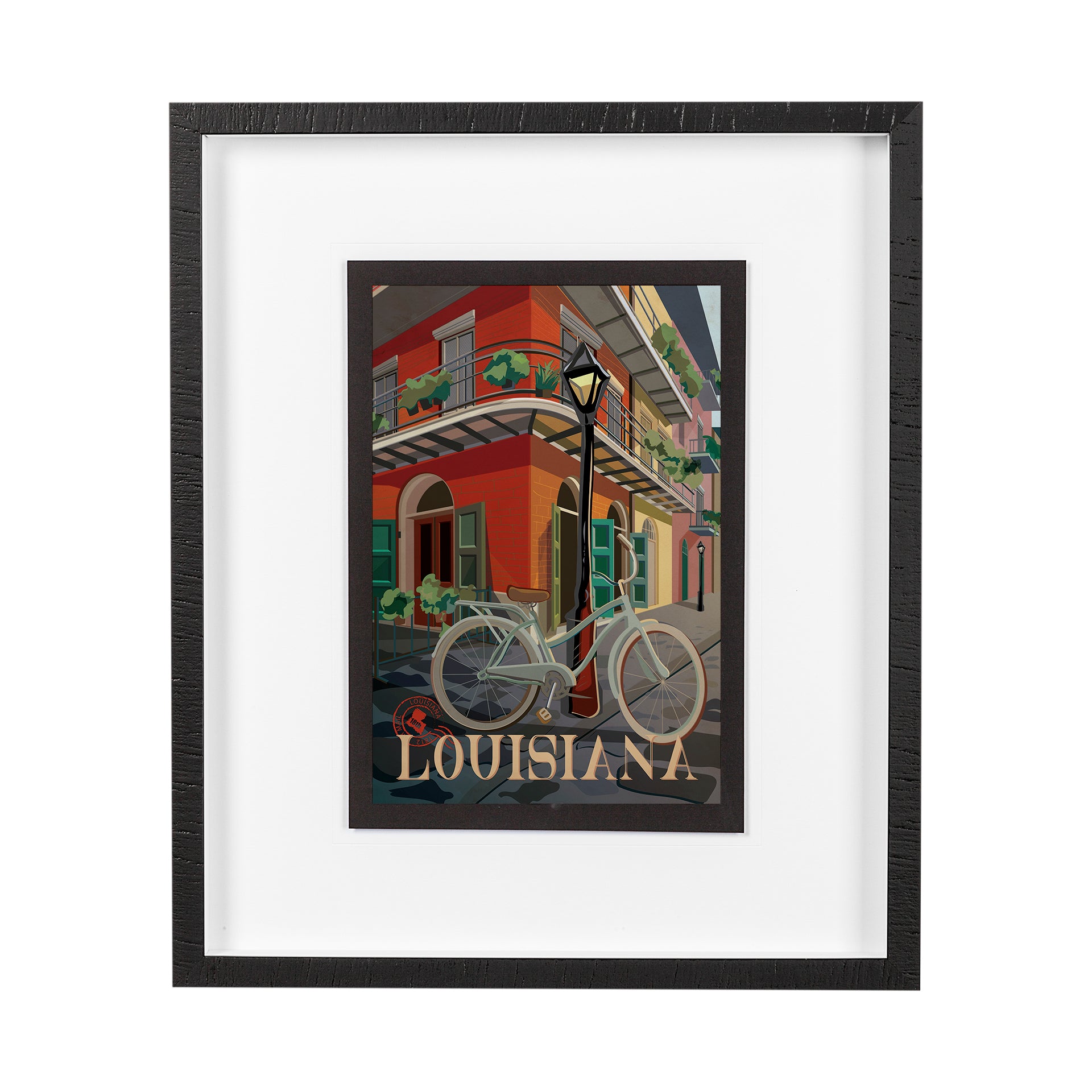 Louisiana Go Framed Art