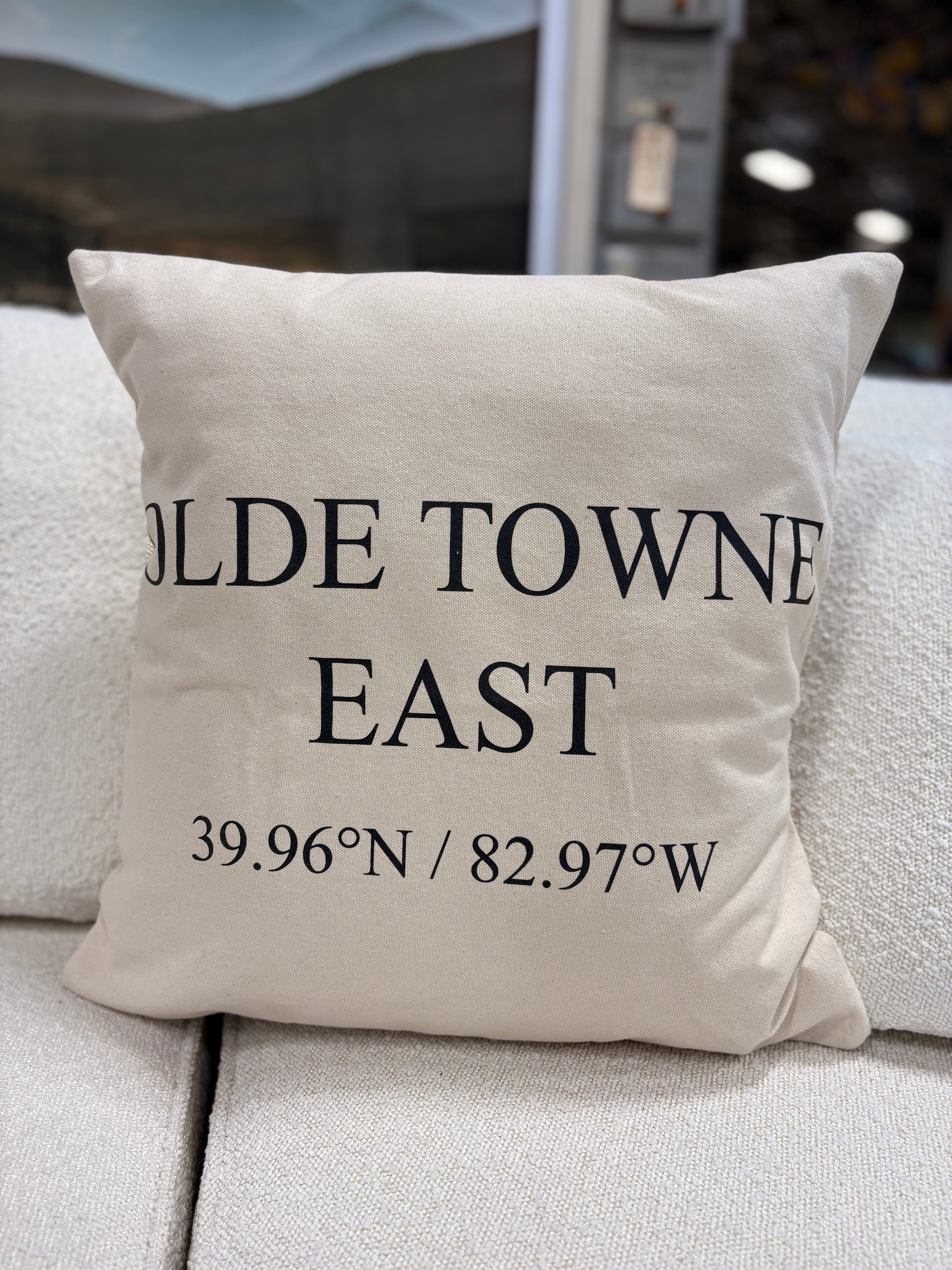 Coordinate Pillow - Columbus Neighborhoods