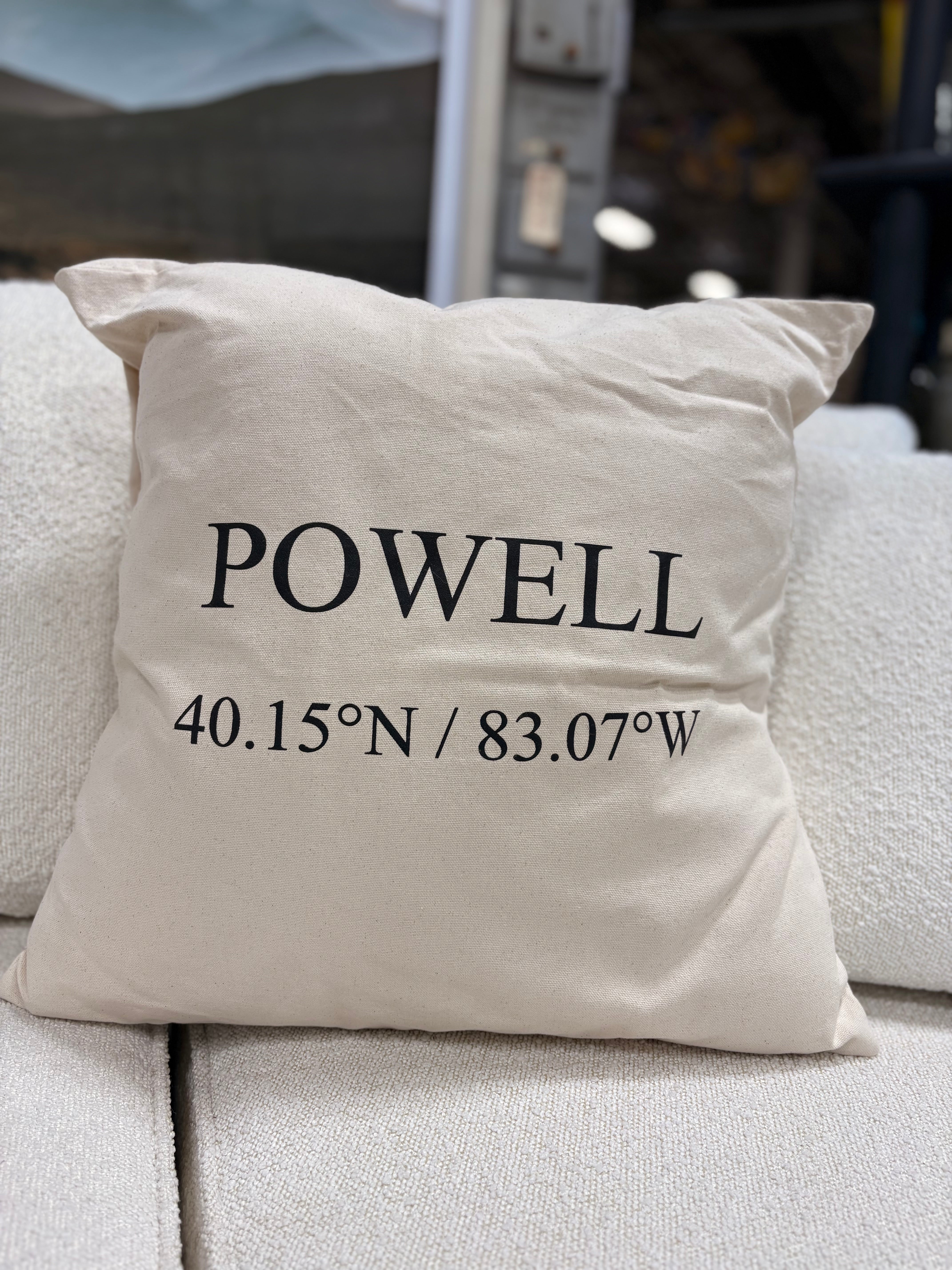 Coordinate Pillow - Columbus Neighborhoods
