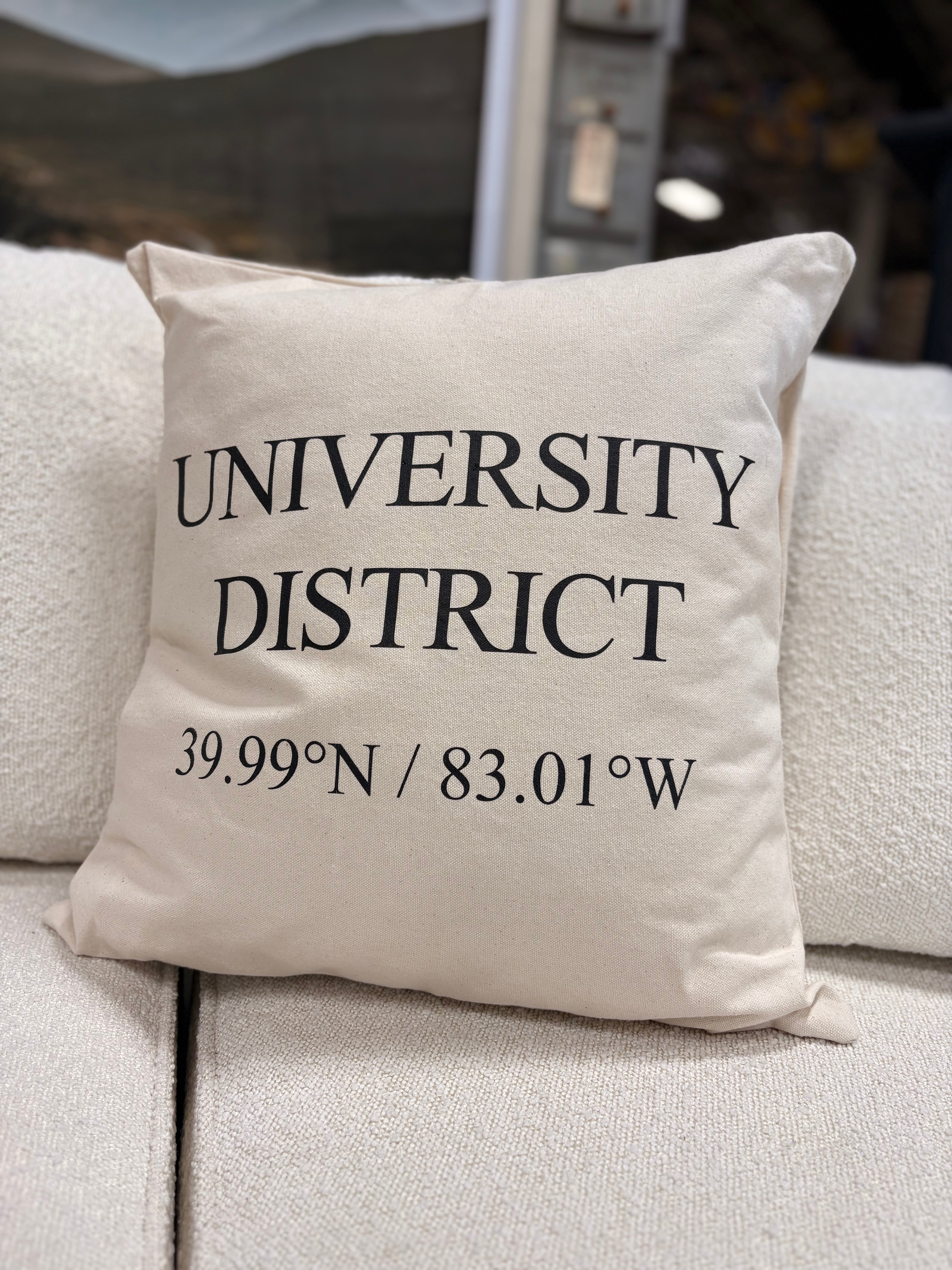 Coordinate Pillow - Columbus Neighborhoods