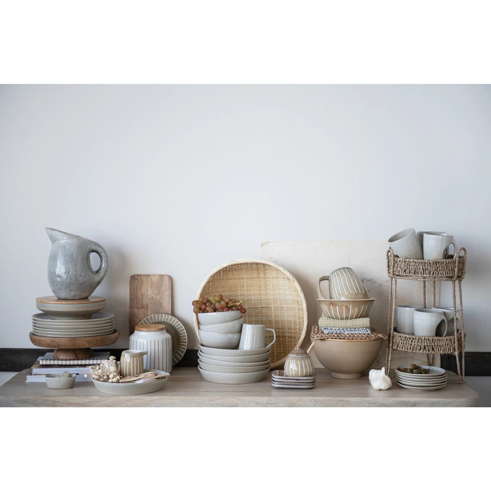 Bone Stoneware Mug