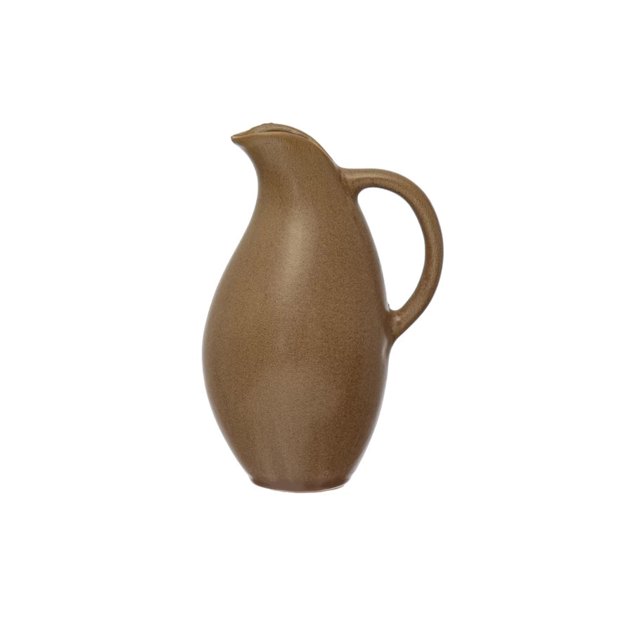 Brown Stoneware Pitcher 44oz.