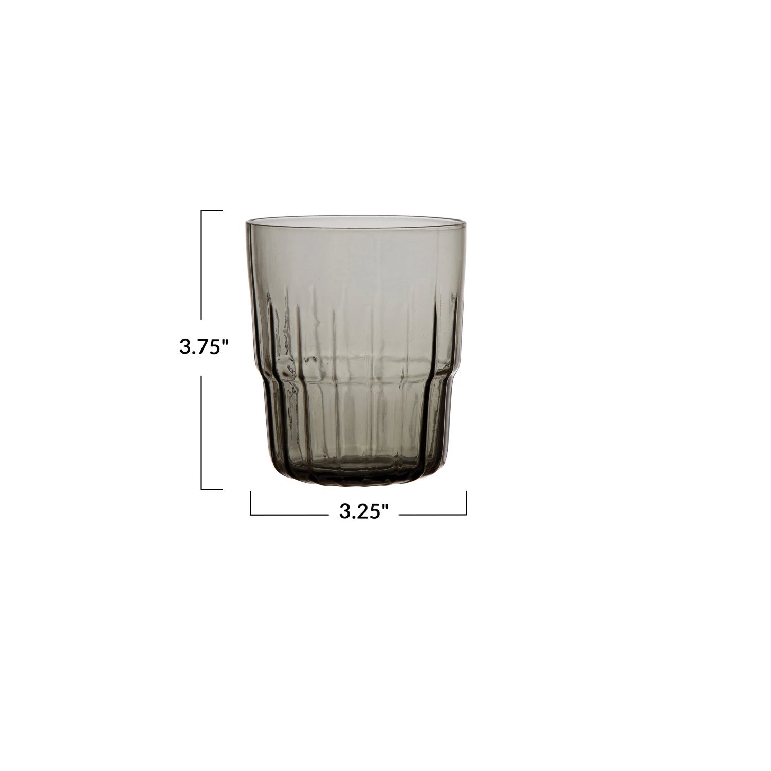 Grey Drinking Glass