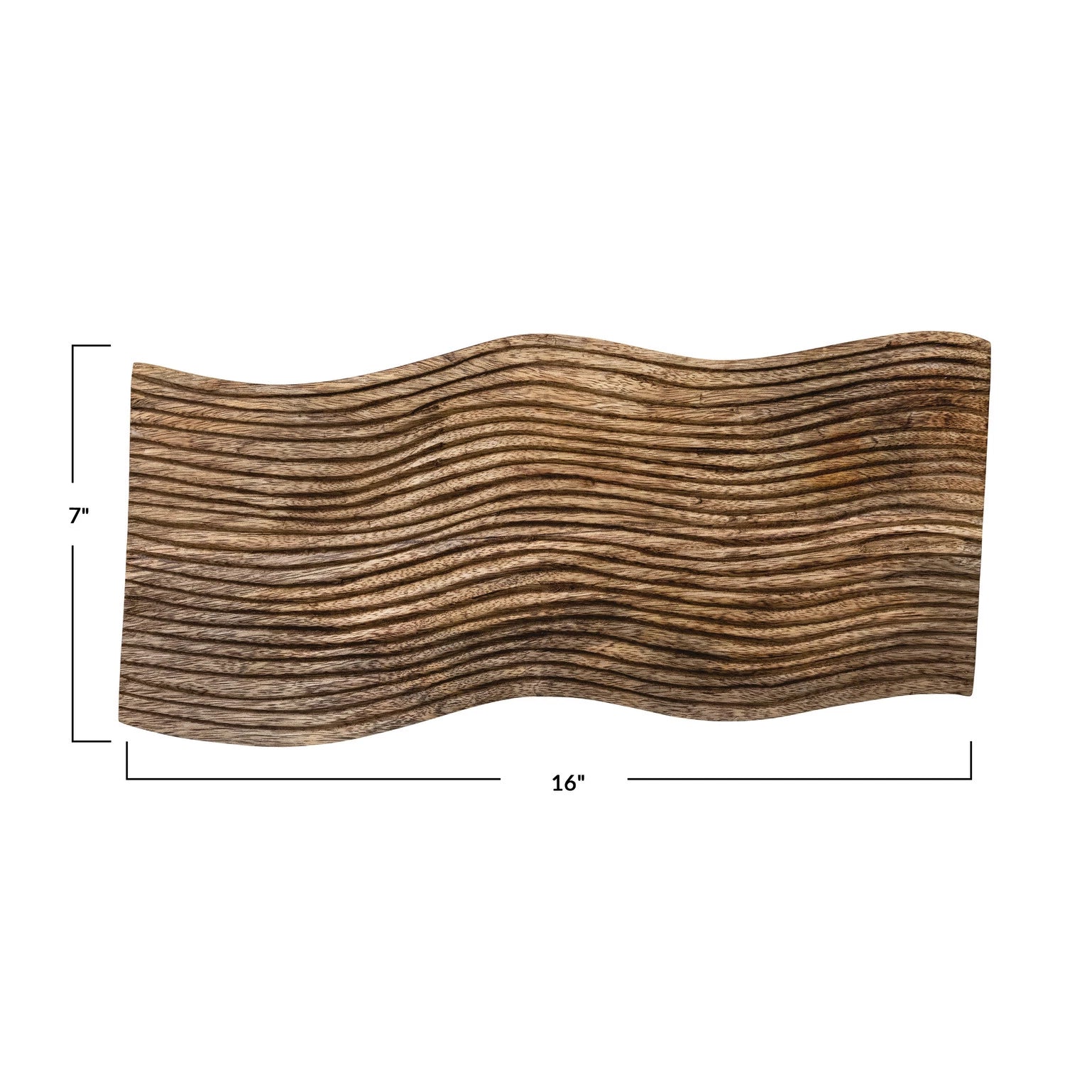 Walnut Grooved Mango Wood Cheese/Cutting Board