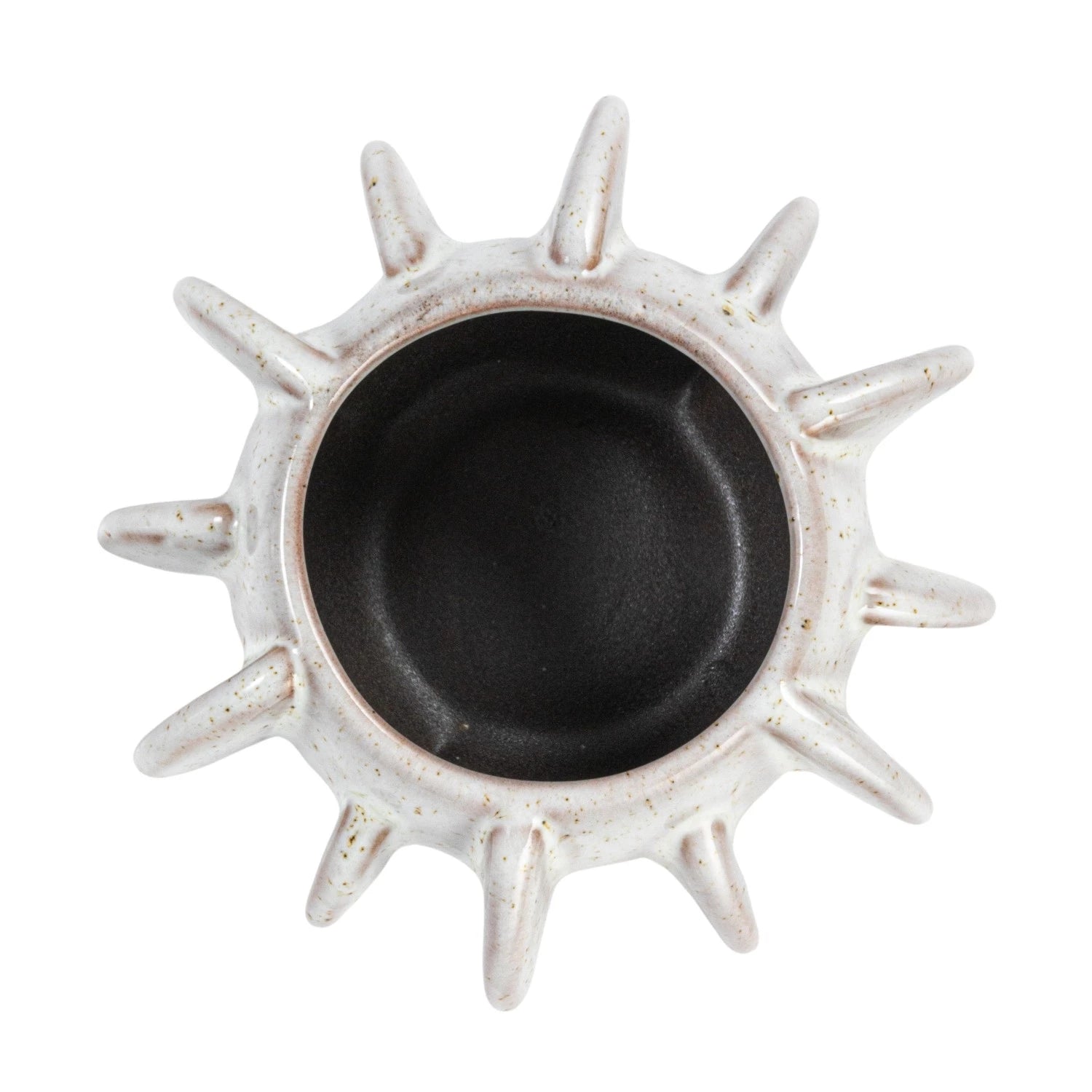 White Handmade Stoneware Planter