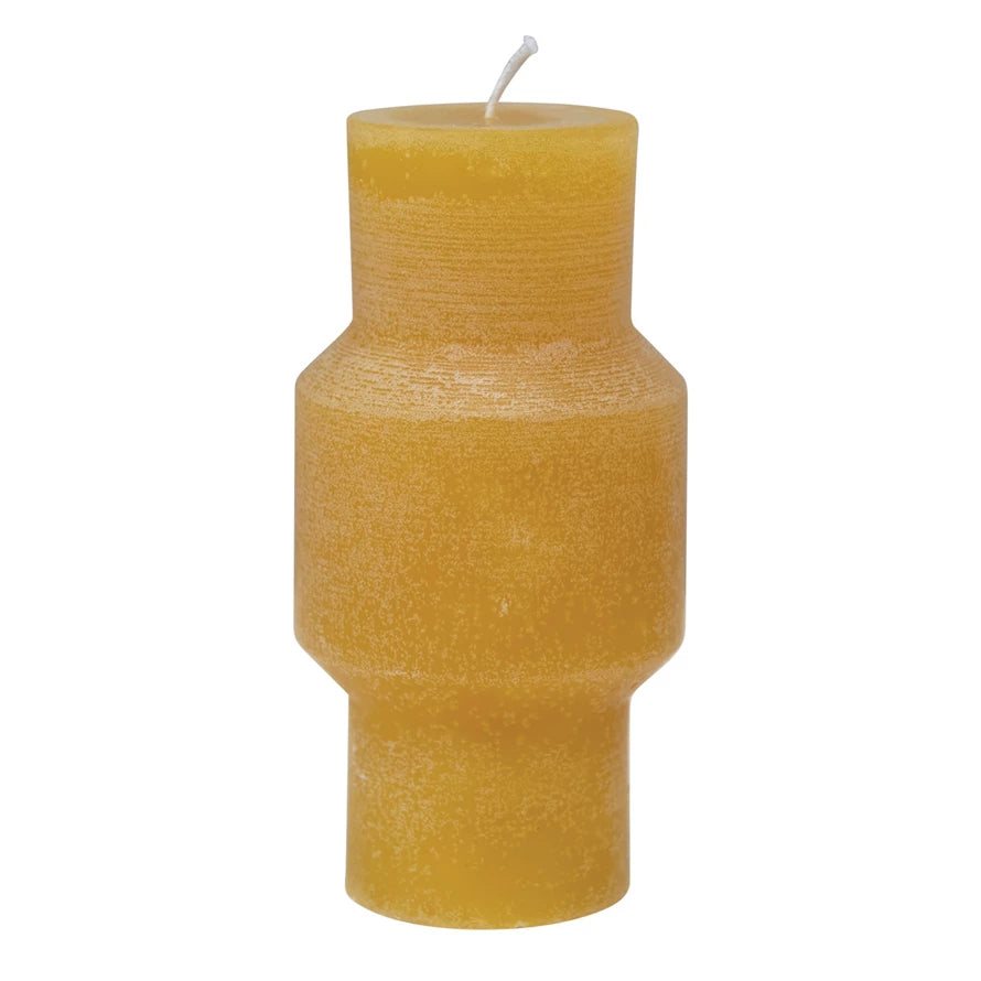 Honey 6" Unscented Totem Pillar Candle