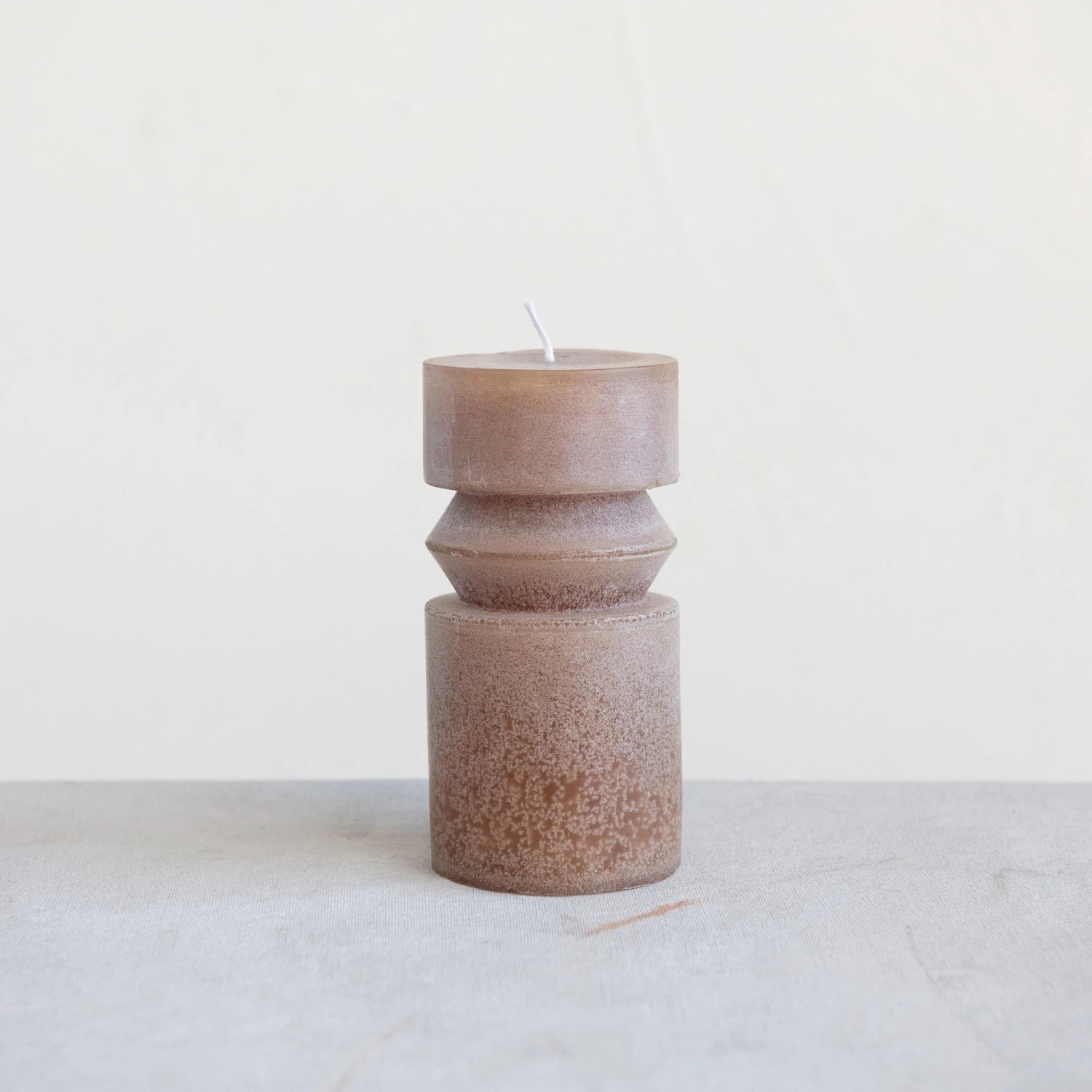Cappuccino 6" Unscented Totem Pillar Candle