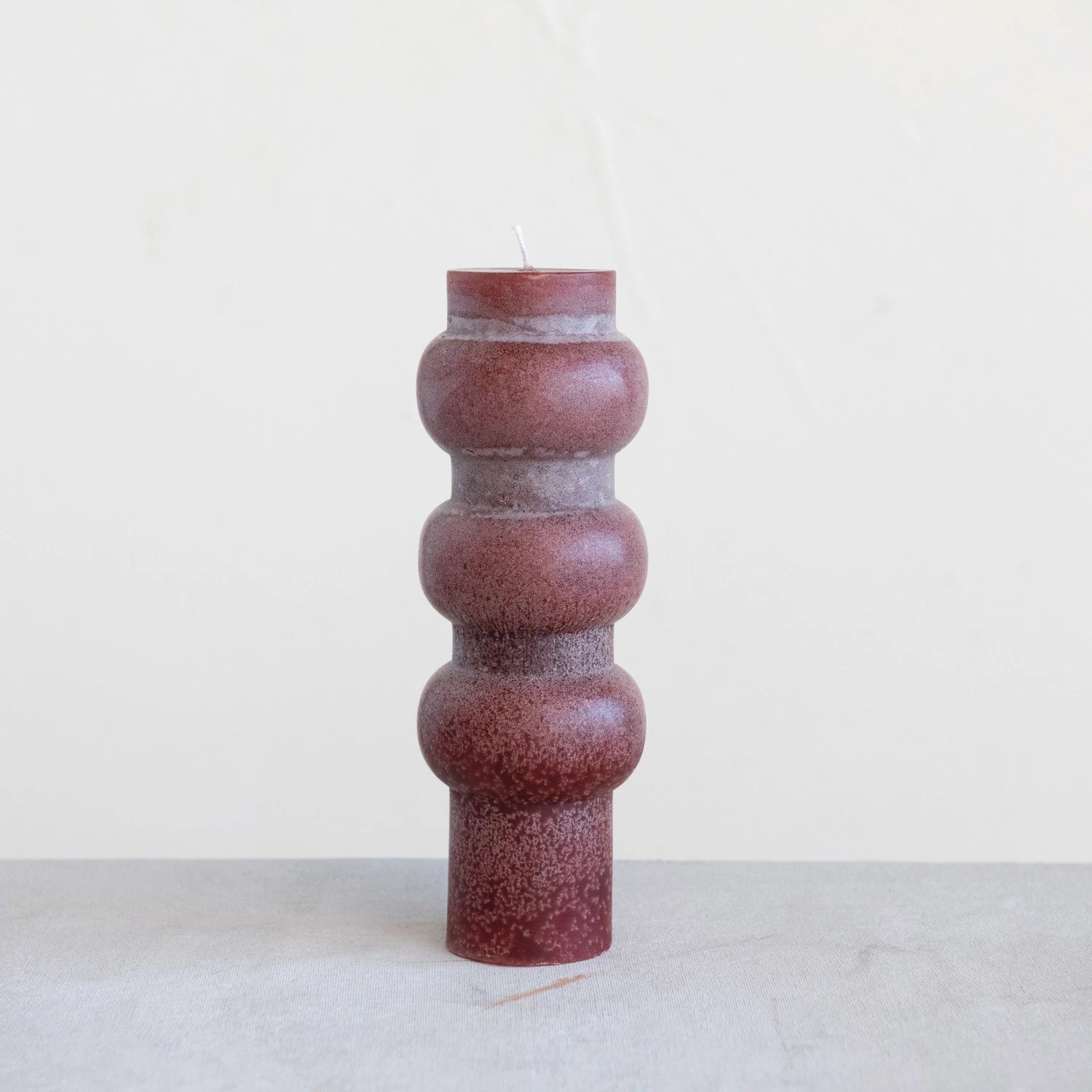Cabernet 9" Unscented Totem Pillar Candle