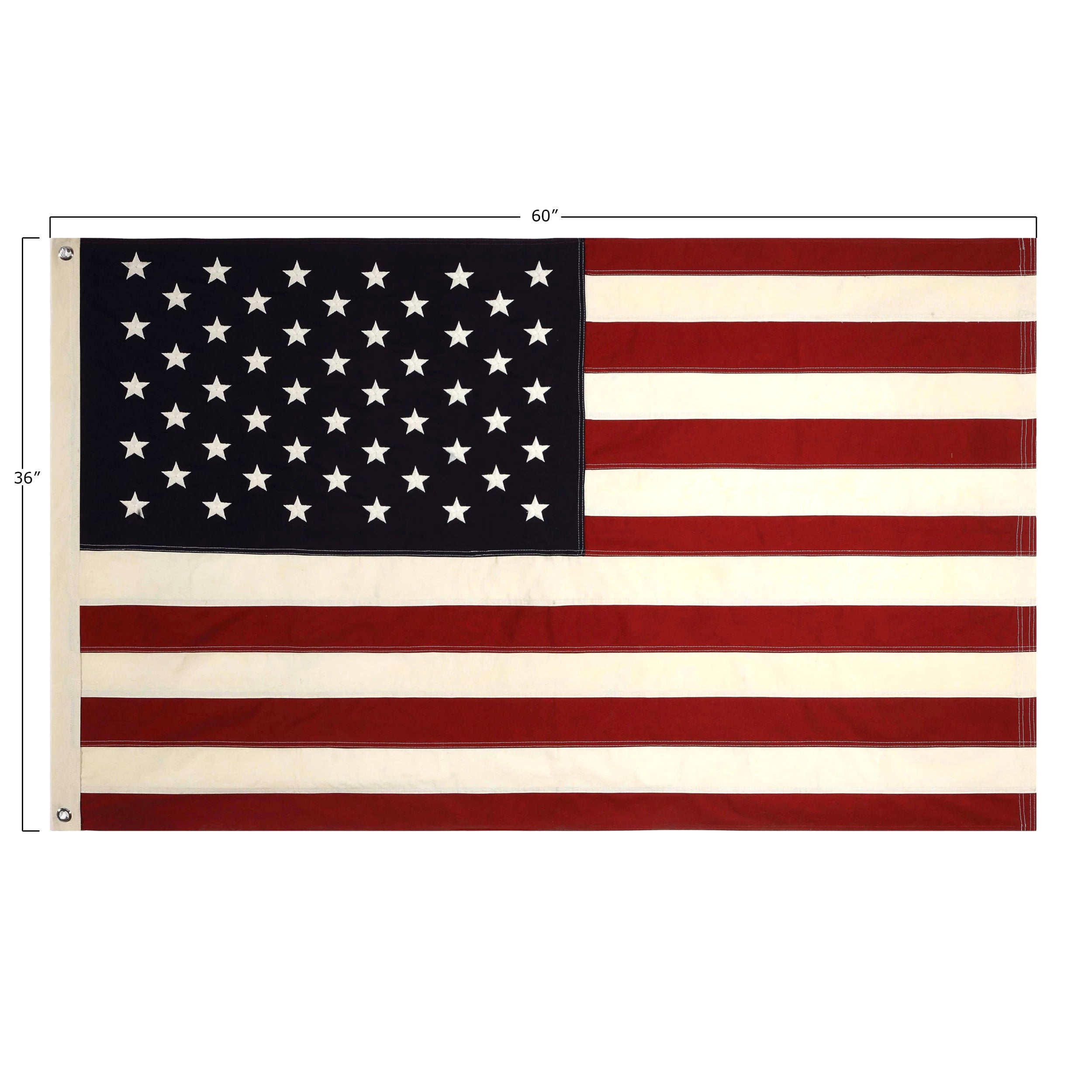 Vintage-Inspired American Flag