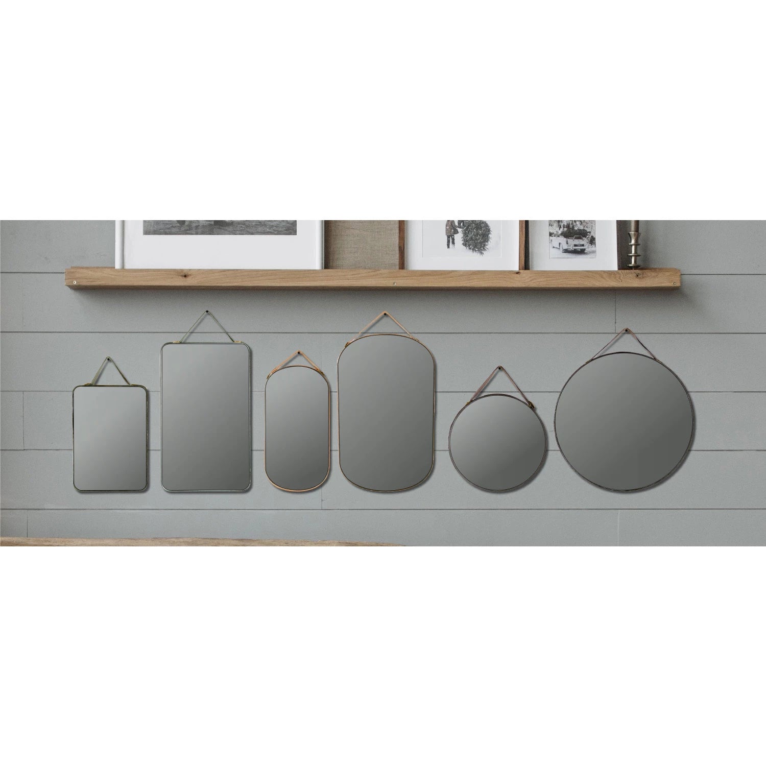 Velvet Edged Mirror Assorted