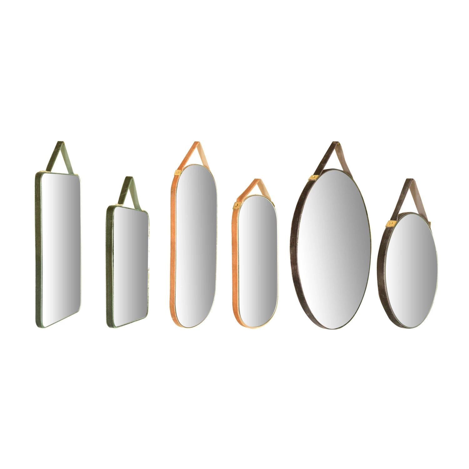 Velvet Edged Mirror Assorted