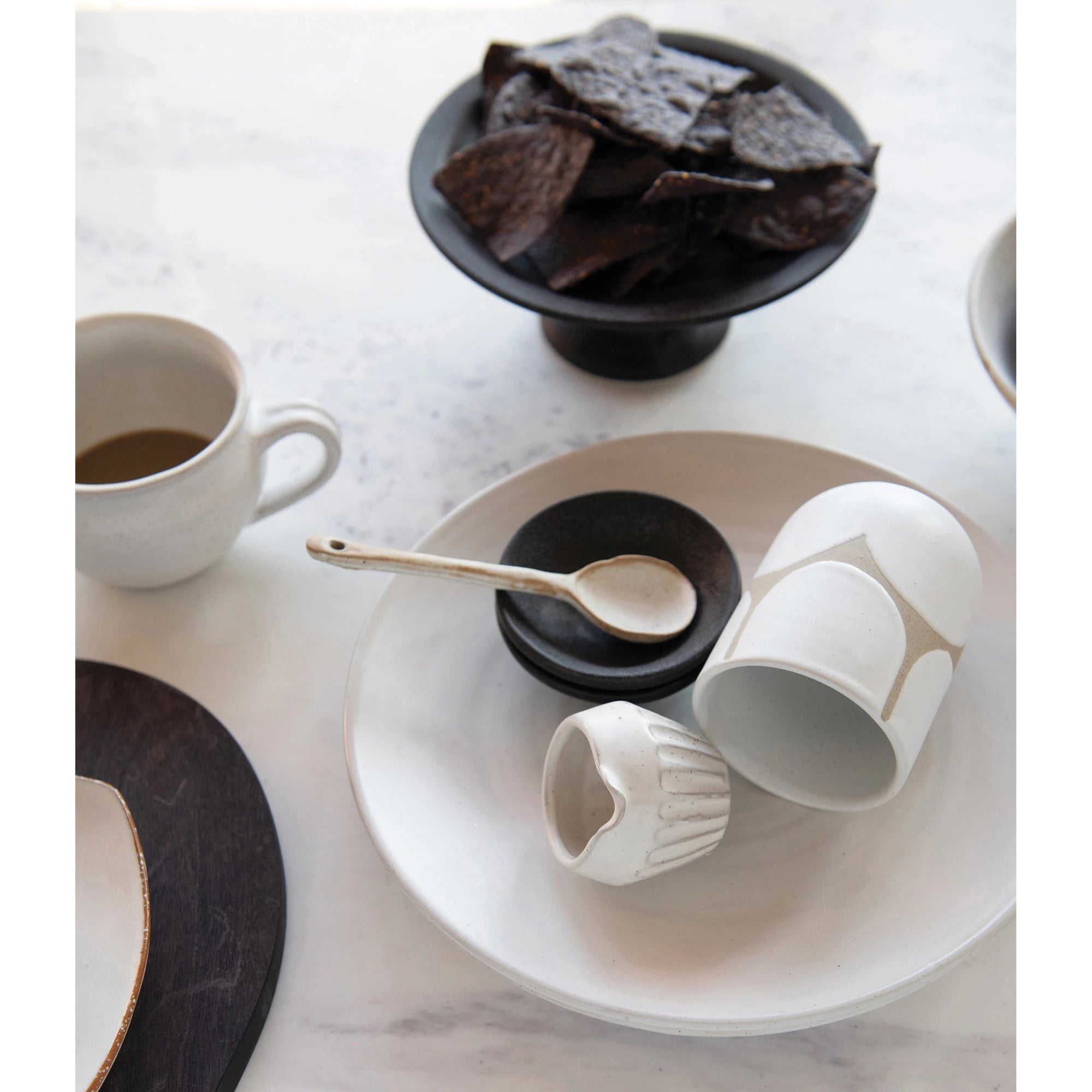 Small Stoneware Bowl w/ Matte Reactive Glaze