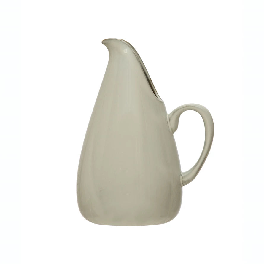 Reactive Glaze Stoneware Pitcher