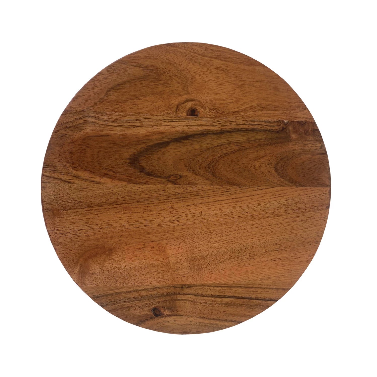 Acacia Wood Pedestal w/ Handles