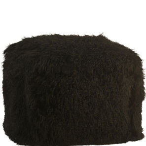 Khiera Mohair Pouf