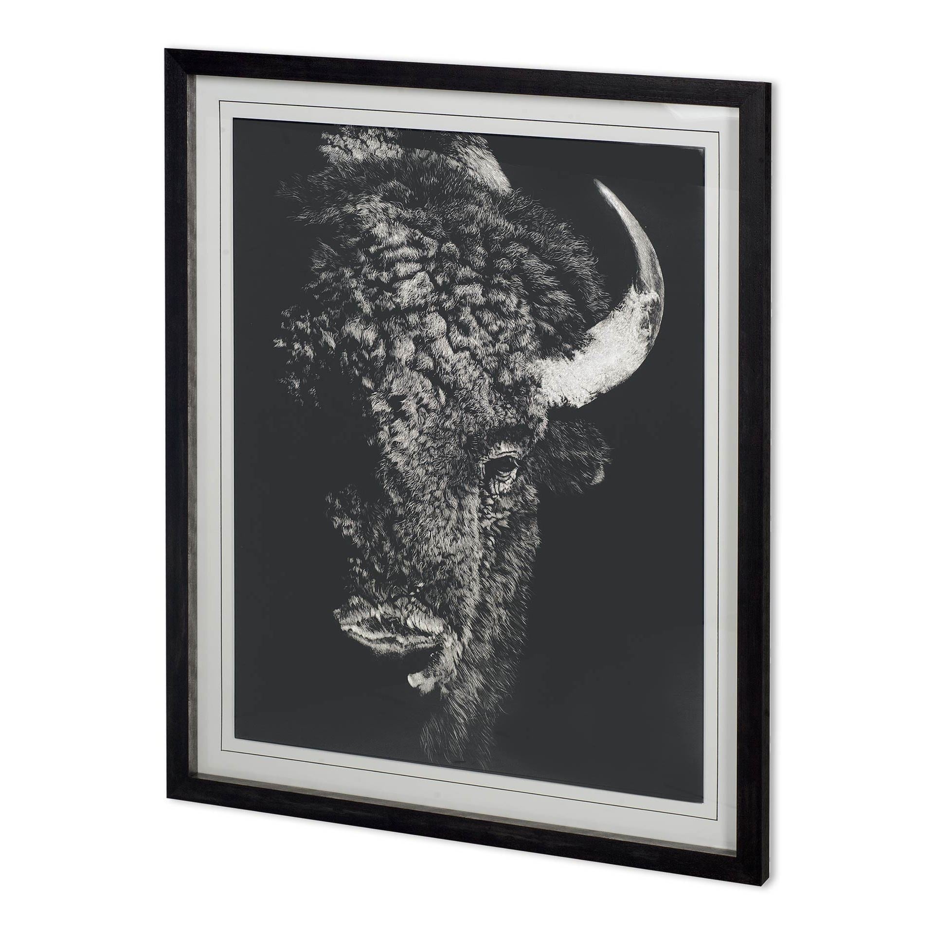 Black Glimpse Framed Art