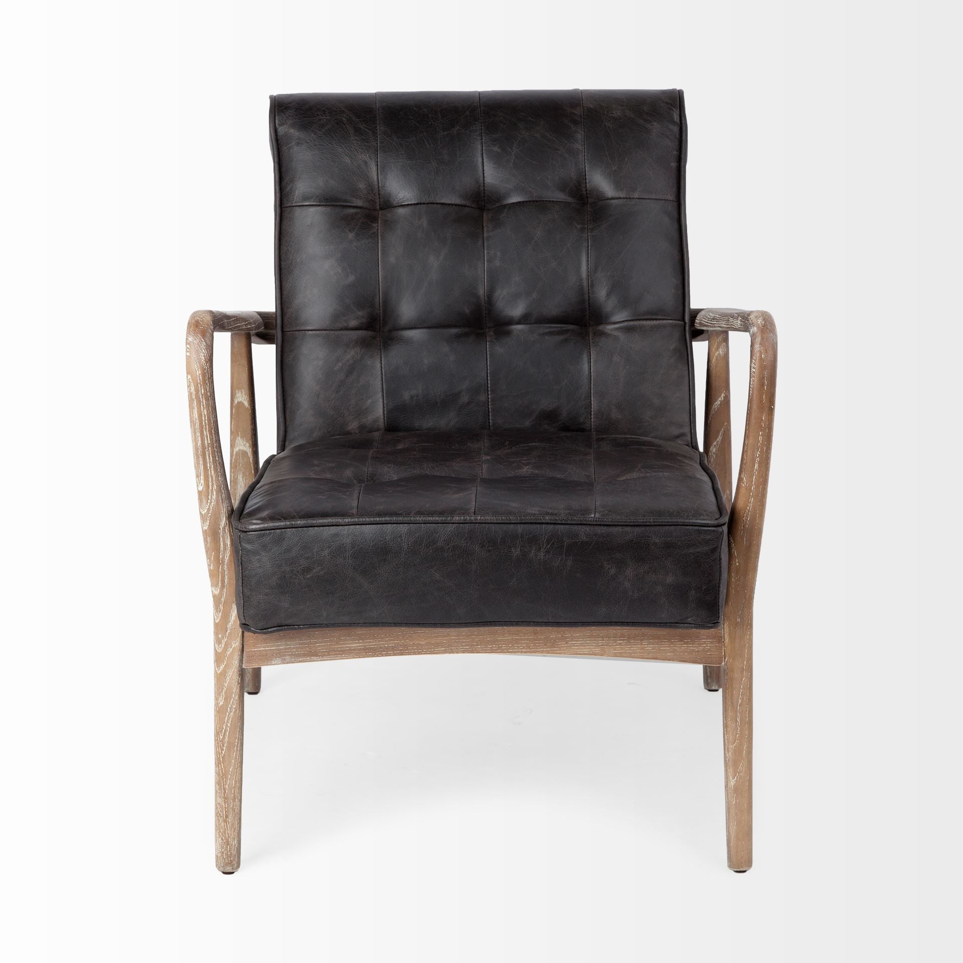 Phineas Leather Accent Chair