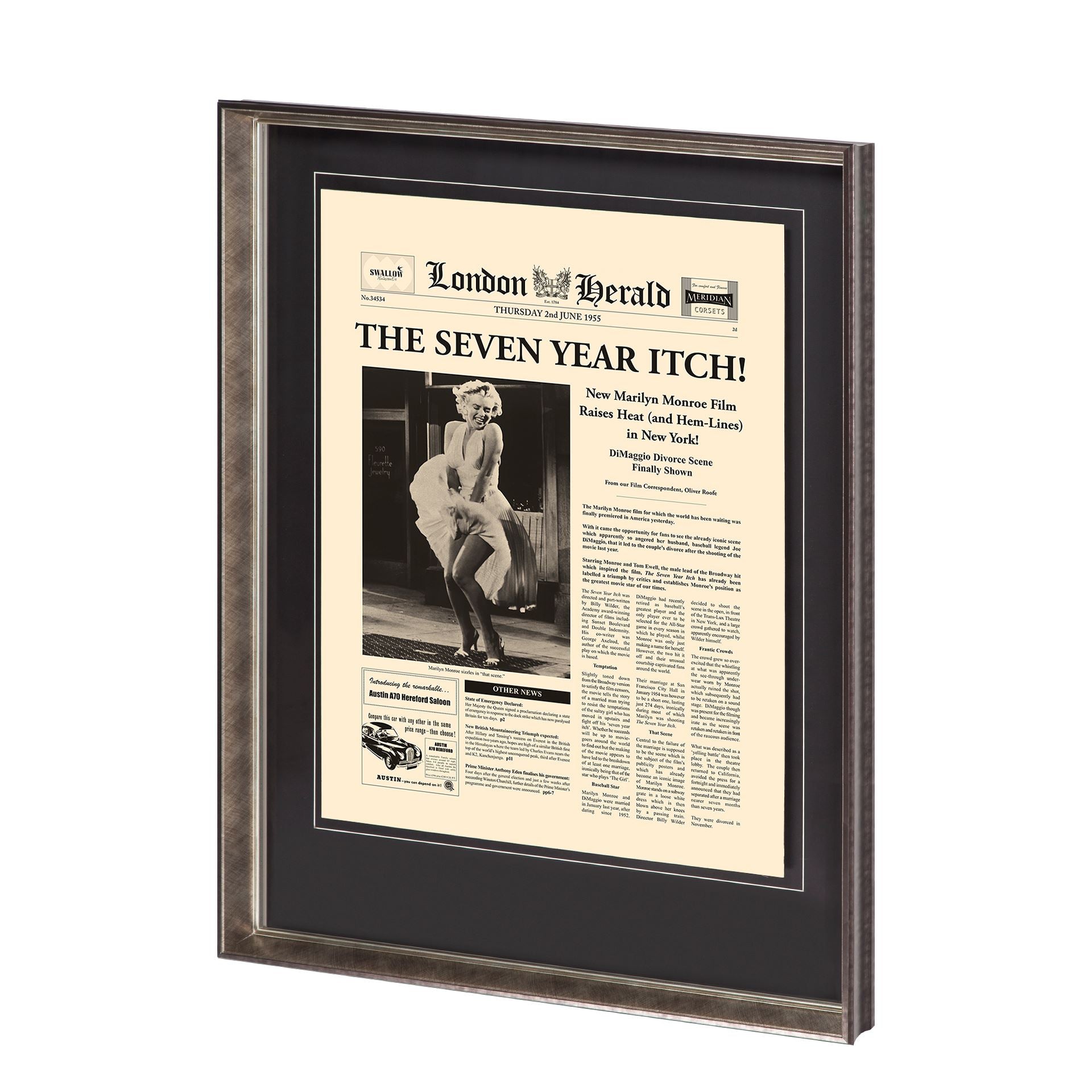 Seven Year Itch News Headliner Art